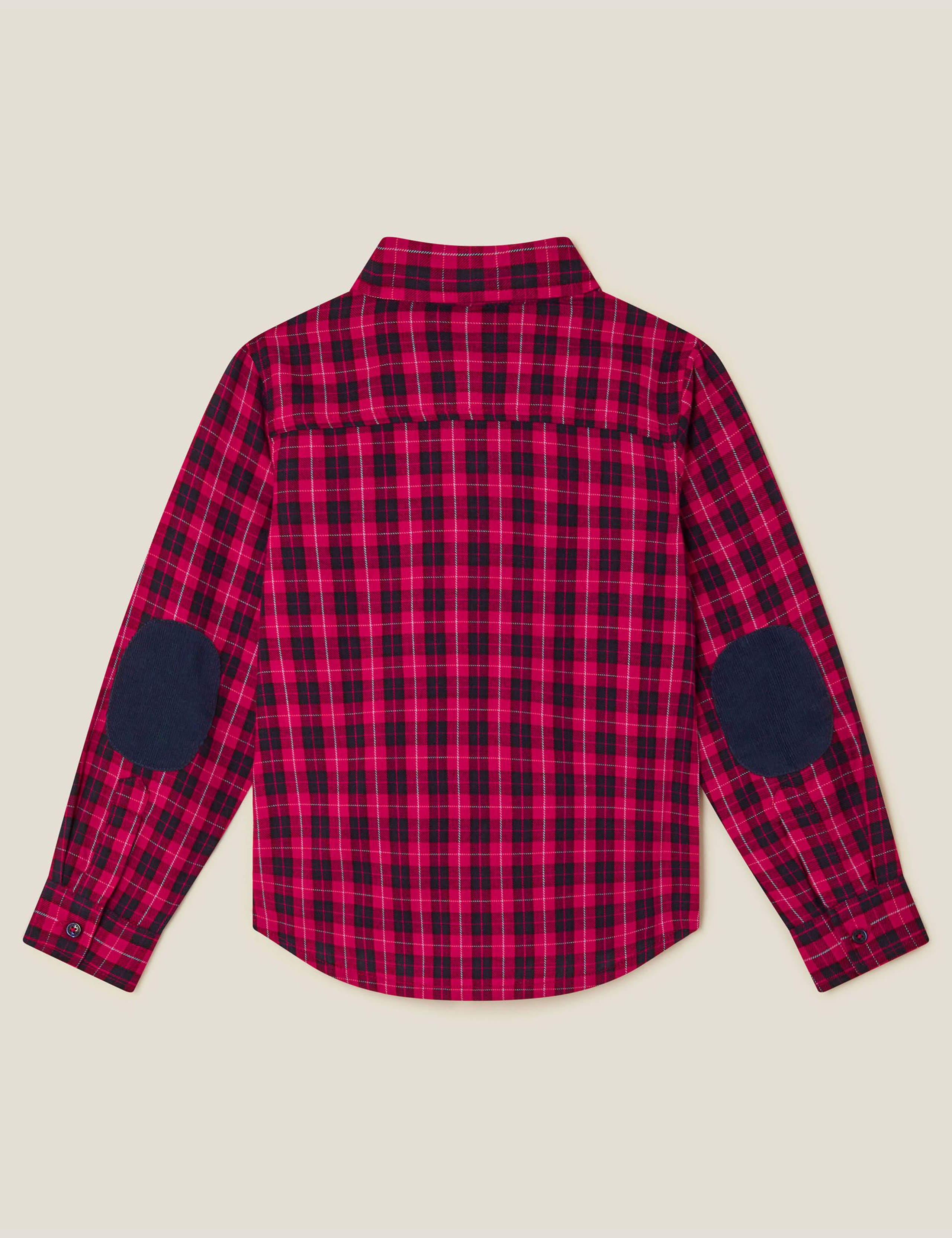 Pure Cotton Tartan Shirt and Bow Tie (2-13 Yrs) 3 of 3