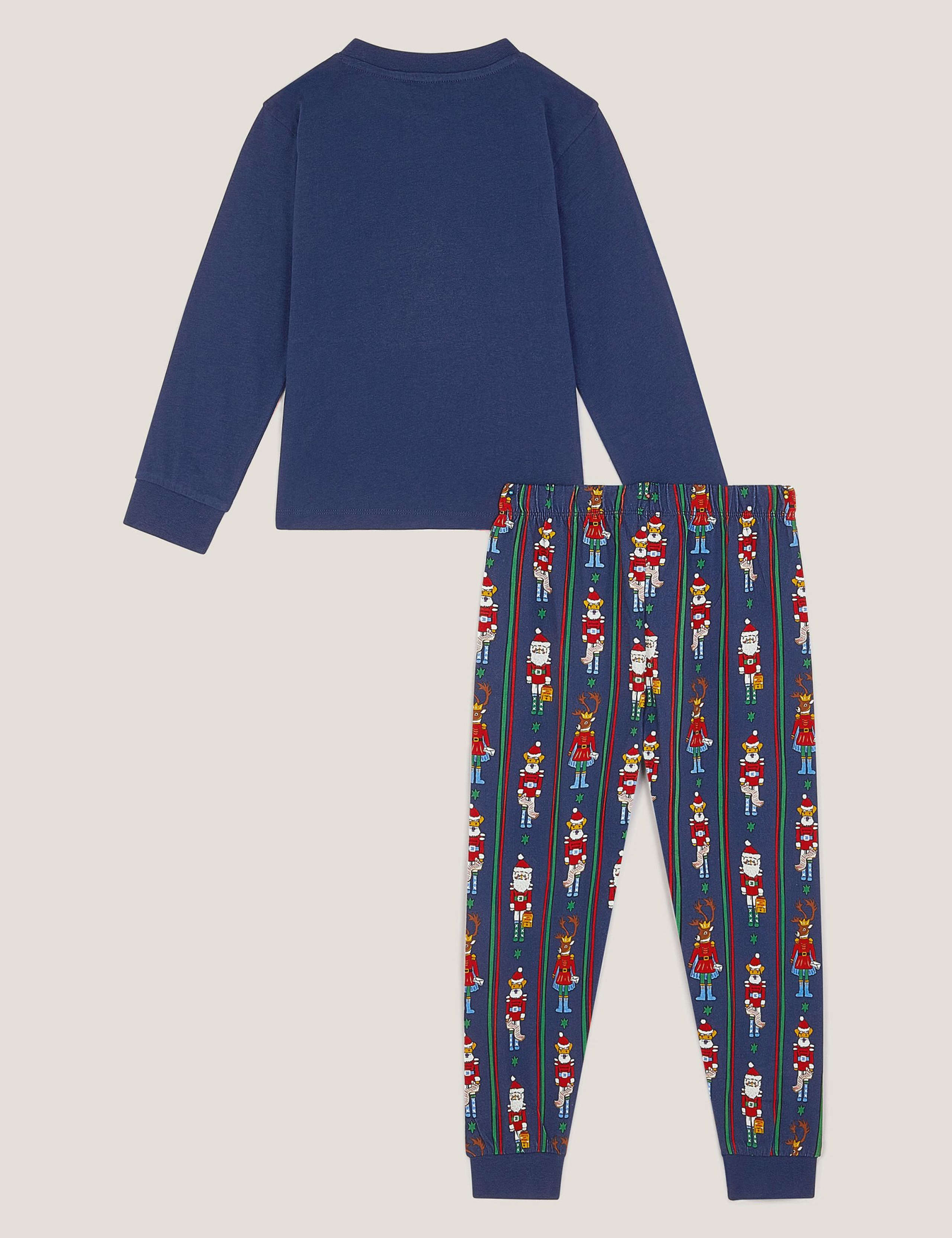 Jersey Christmas Nutcracker Applique Pyjamas (2-10 Yrs) 2 of 3