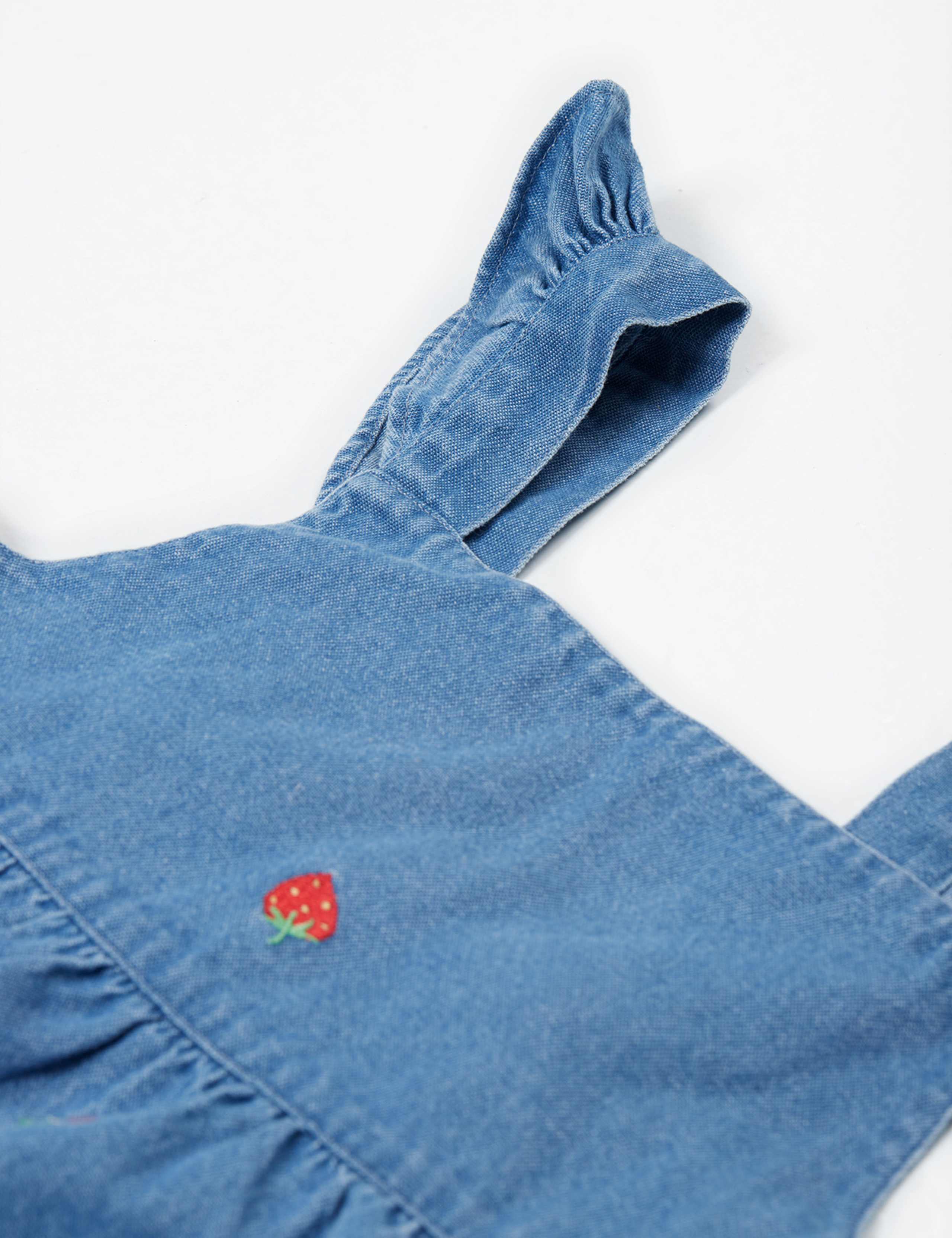 Denim Embroidered Dress (0-8 Yrs) 4 of 5