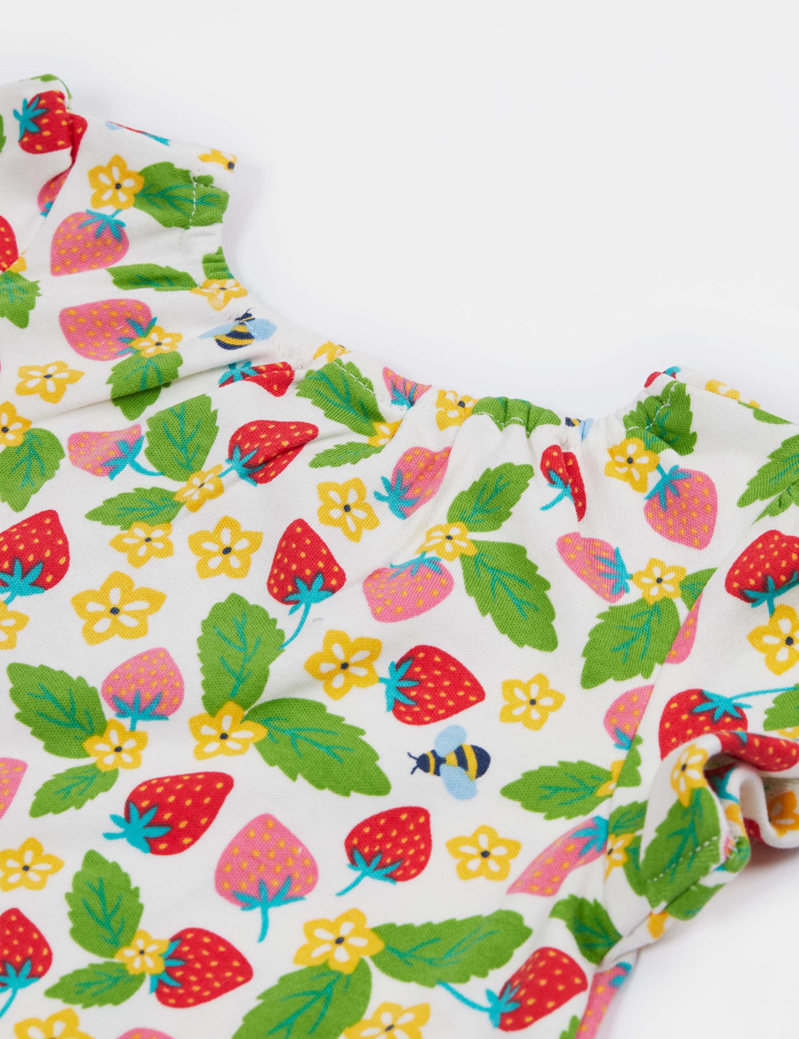 Pure Cotton Floral Top & Bottom Outfit (0-5 Yrs) 3 of 5