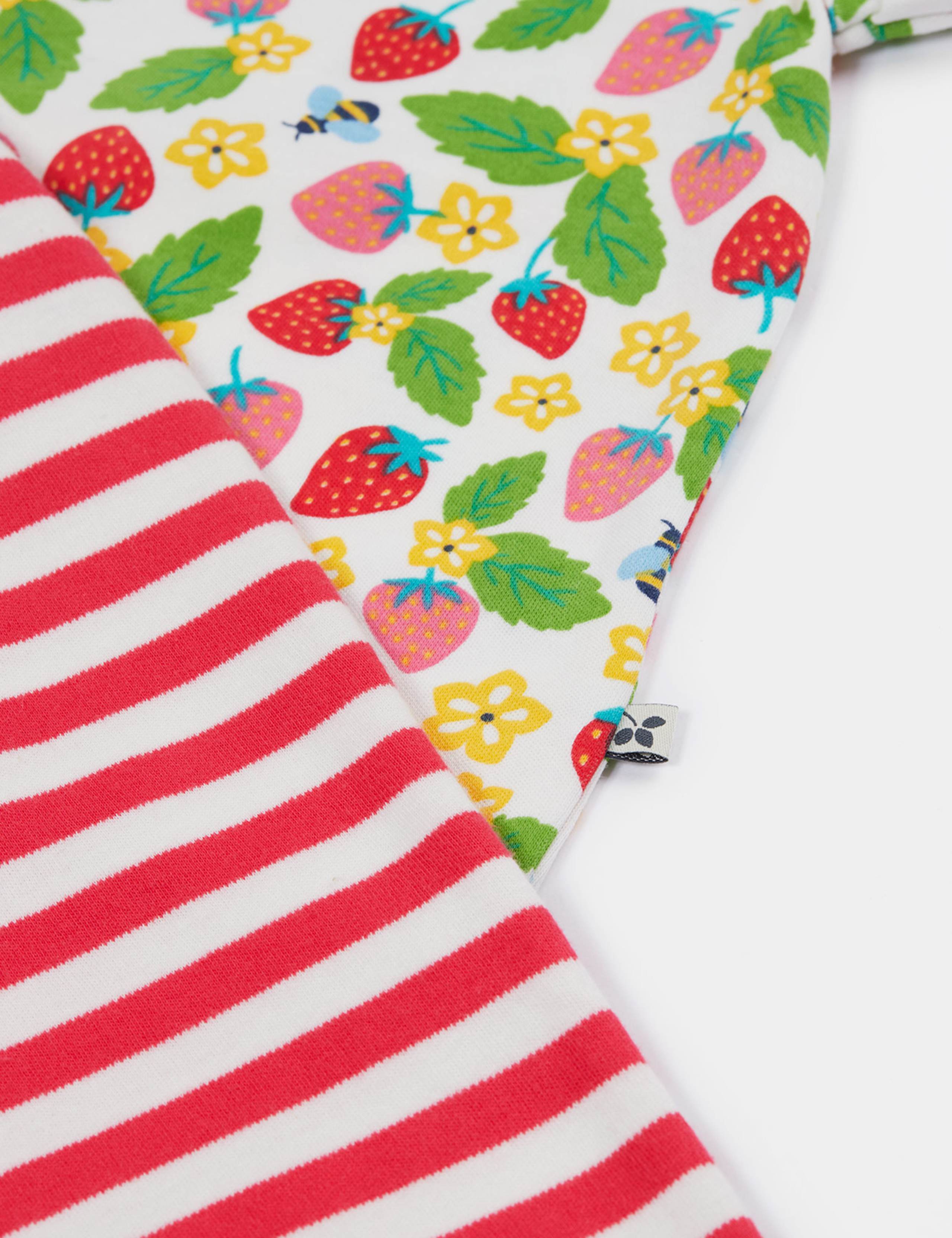 Pure Cotton Floral Top & Bottom Outfit (0-5 Yrs) 4 of 5