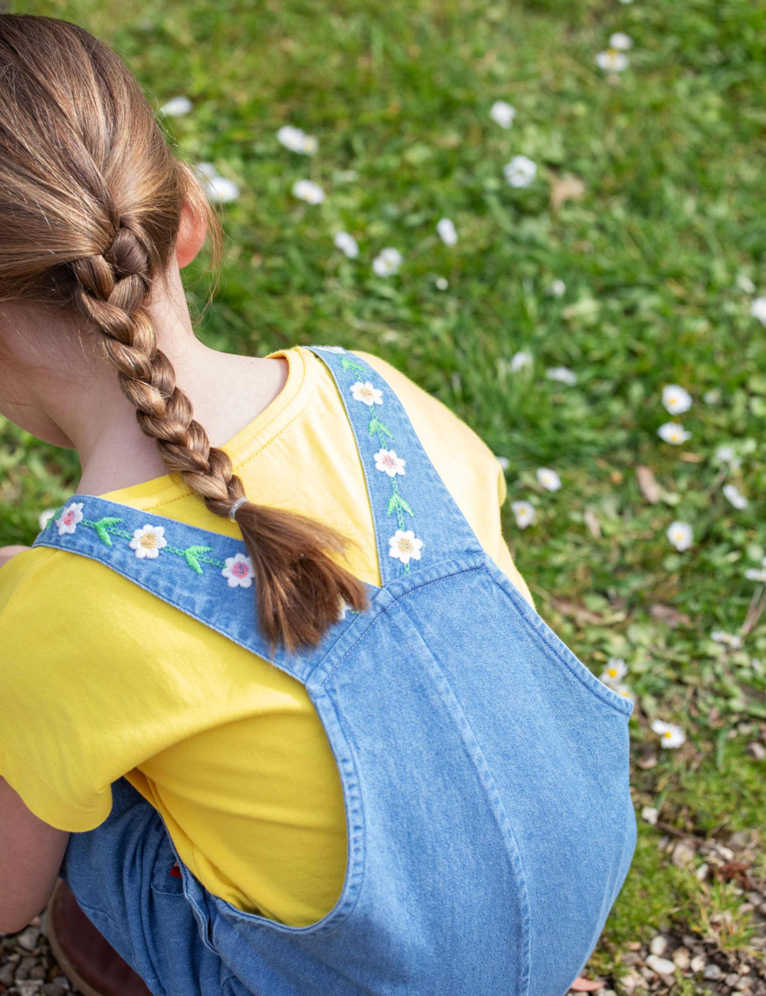 Denim Rainbow Dungarees (2-10 Yrs) 2 of 7