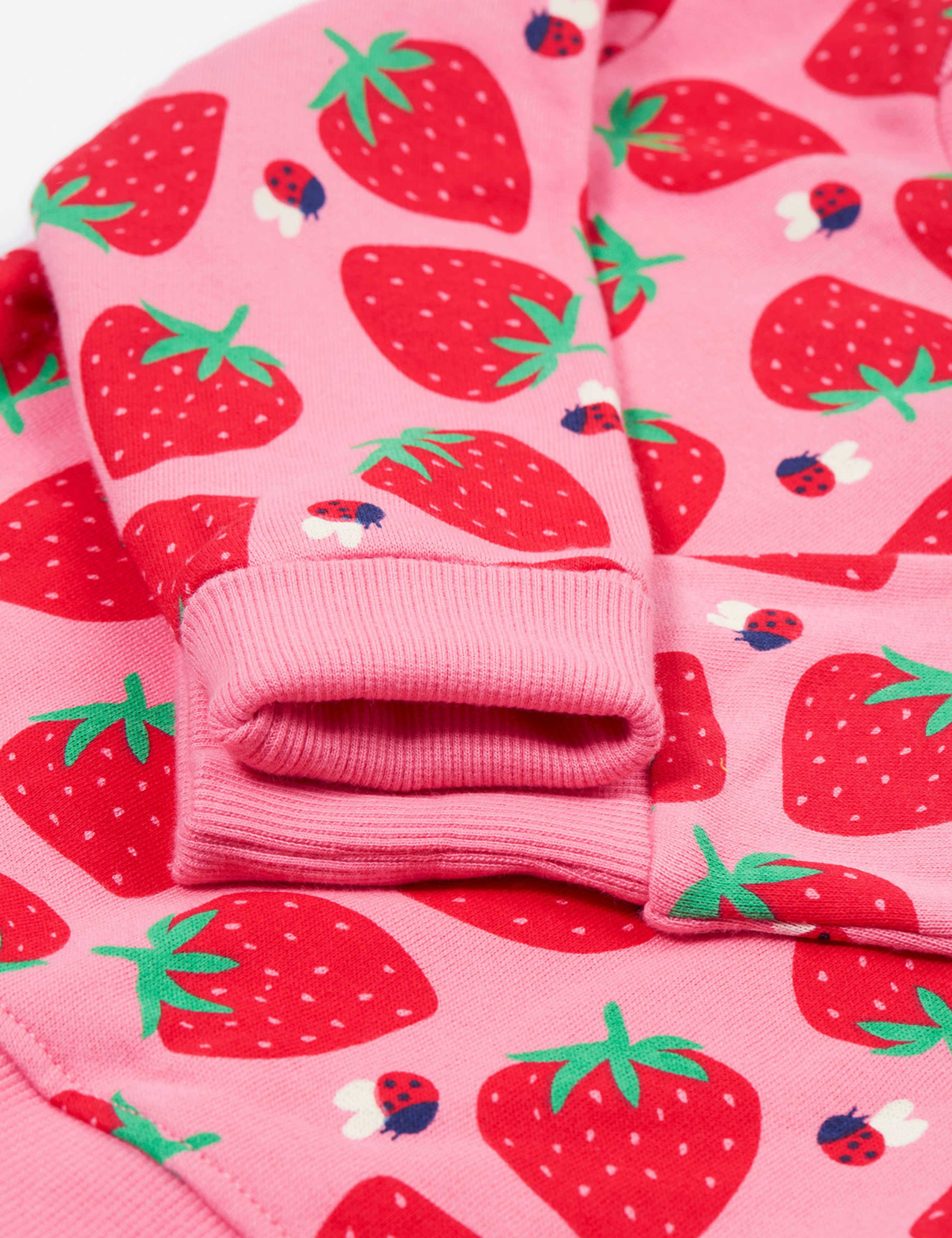 Pure Cotton Strawberry Sweatshirt (0-5 Yrs) 4 of 5