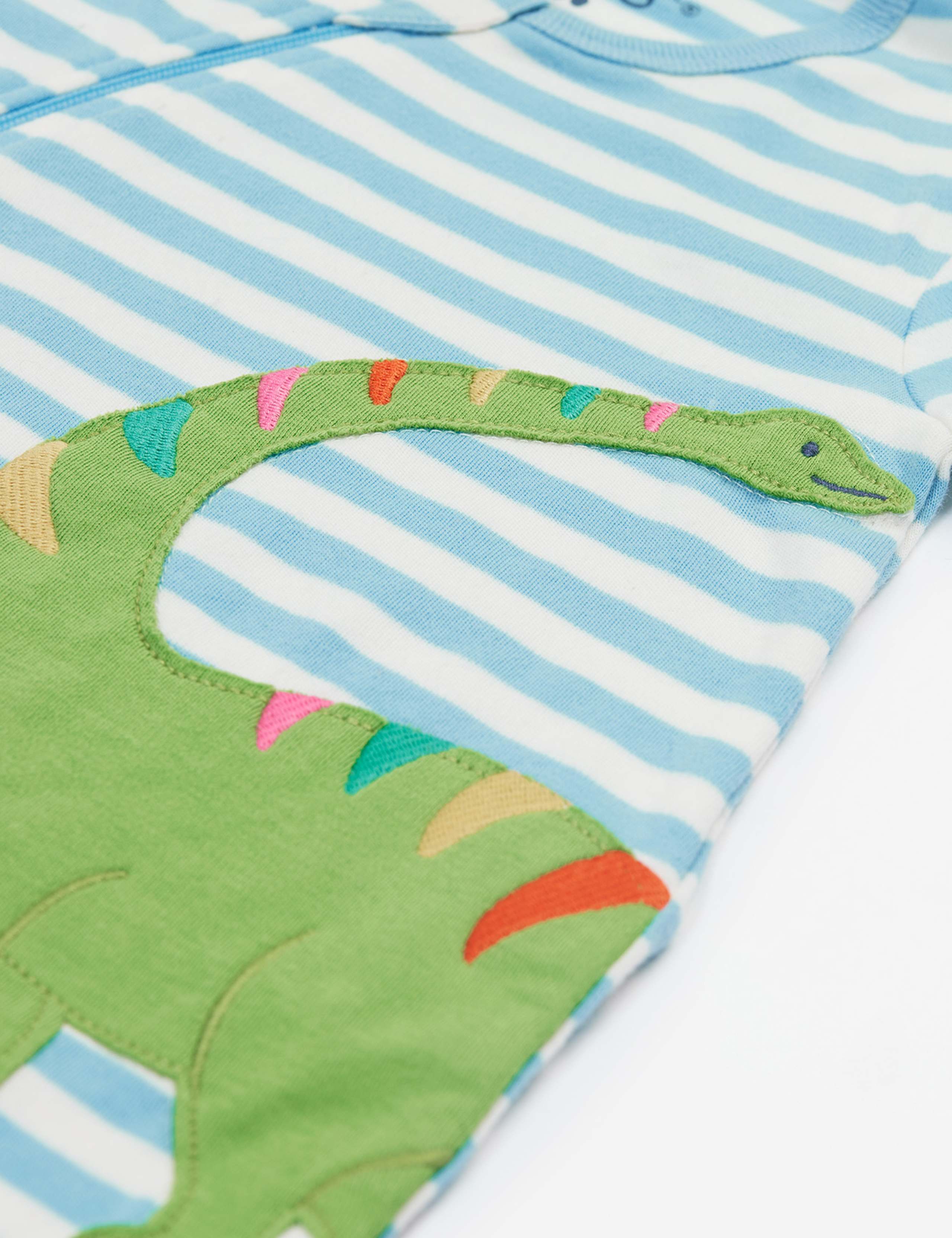 Pure Cotton Dinosaur Romper (0-24 Mths) 4 of 5