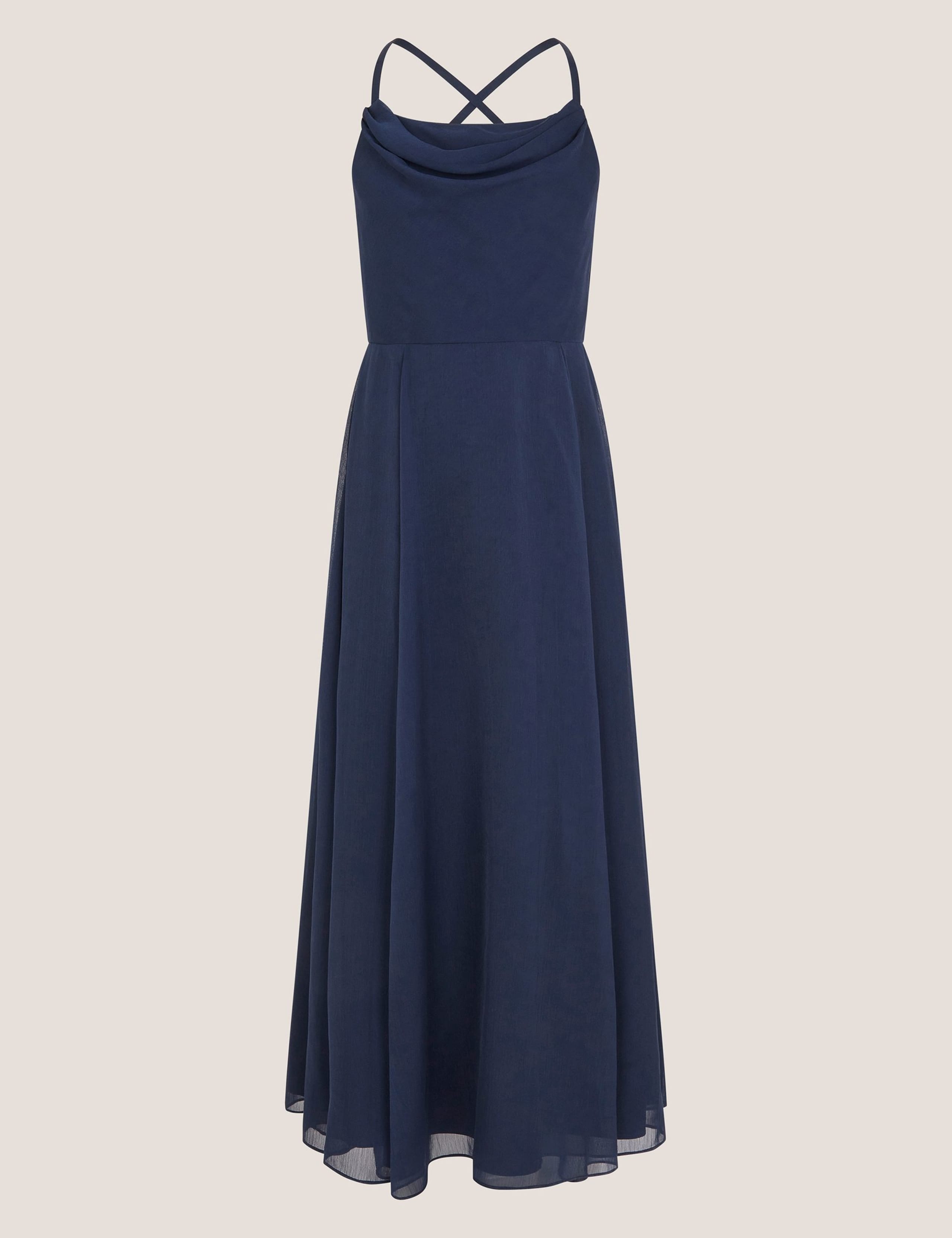 Chiffon Cowl Neck Prom Dress (8-14 Yrs) 2 of 4