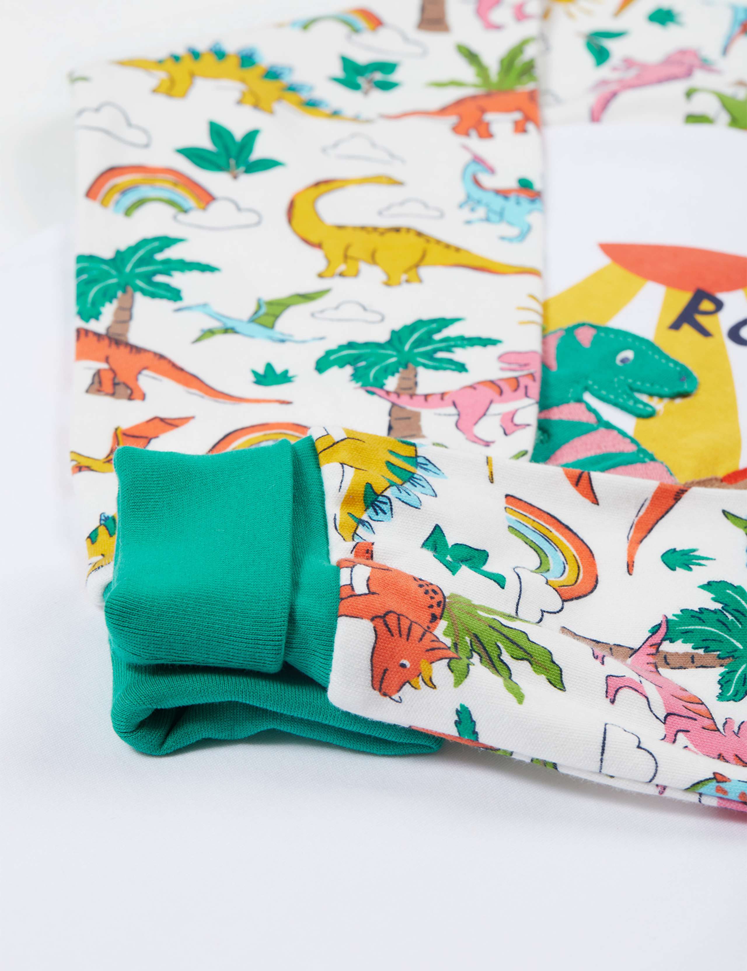 Pure Cotton Dinosaur Pyjamas (2-10 Yrs) 2 of 4