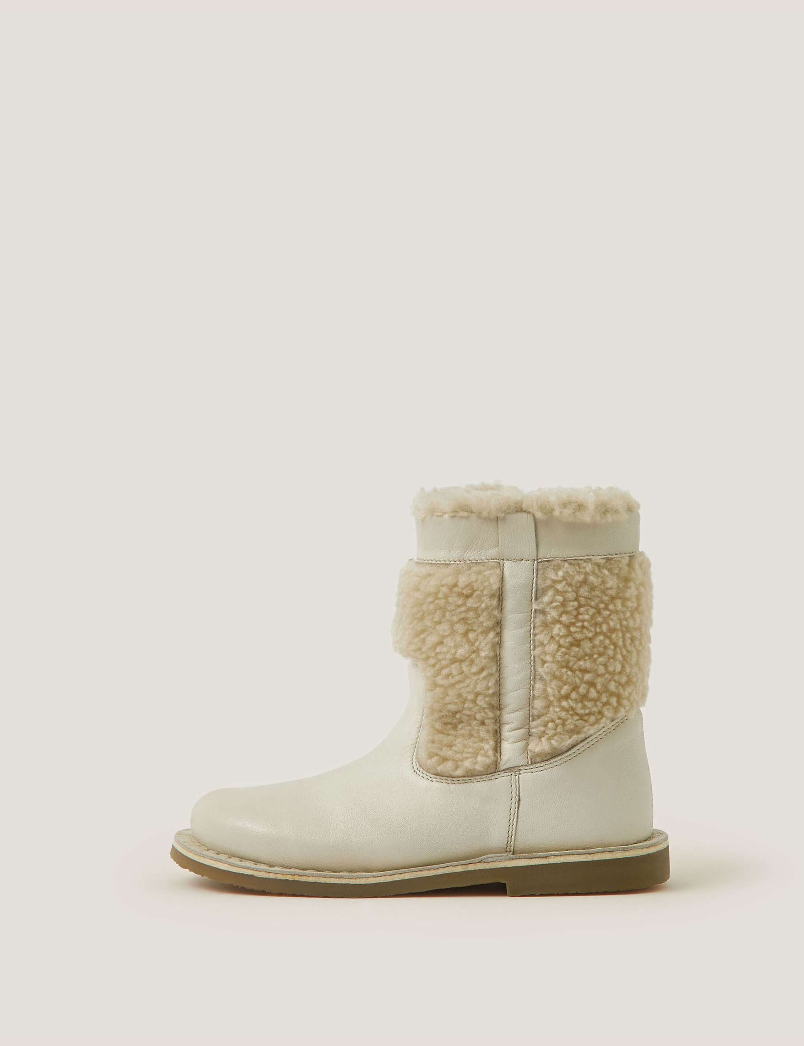 Kids' Leather Ankle Boots (7 Small - 3 Large) 2 of 3