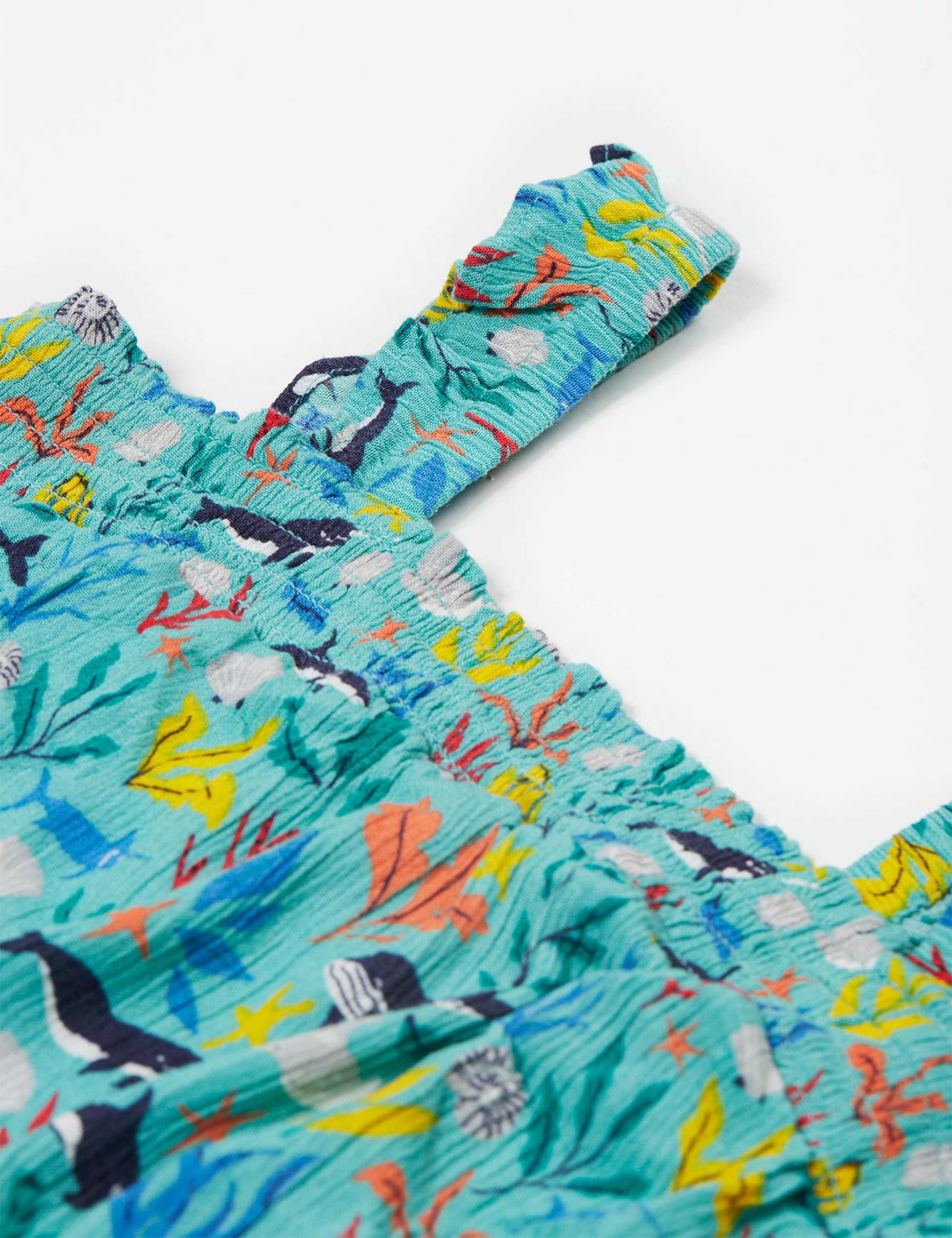 Ocean Print Playsuit (2-10 Yrs) 3 of 5