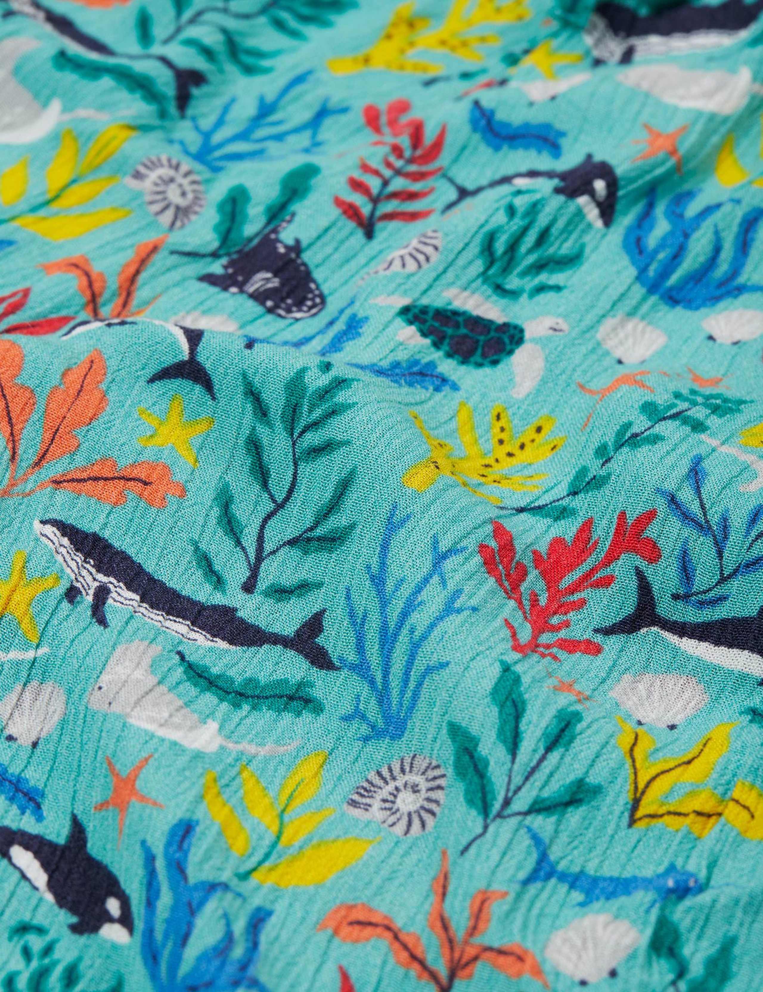 Ocean Print Playsuit (2-10 Yrs) 4 of 5