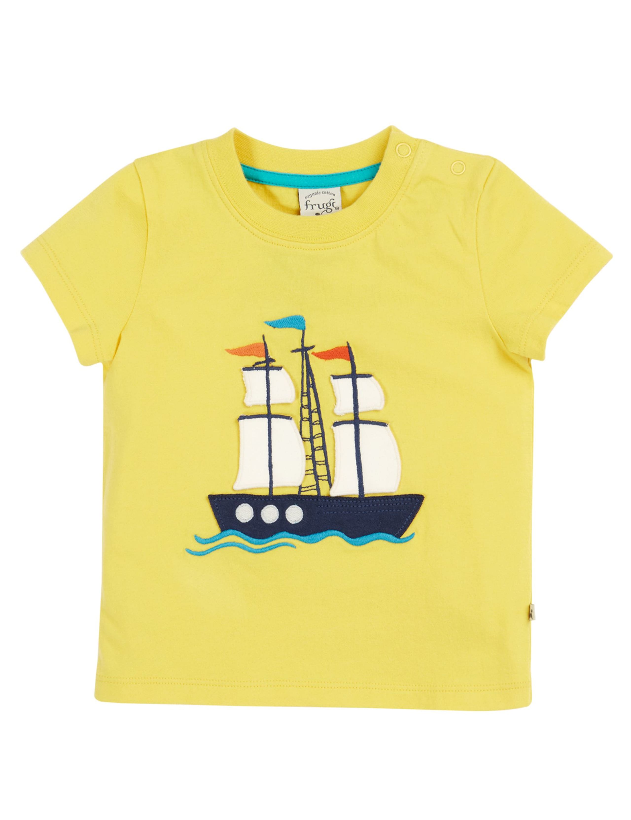 Pure Cotton Ship T-Shirt (0-5 Yrs) 2 of 5