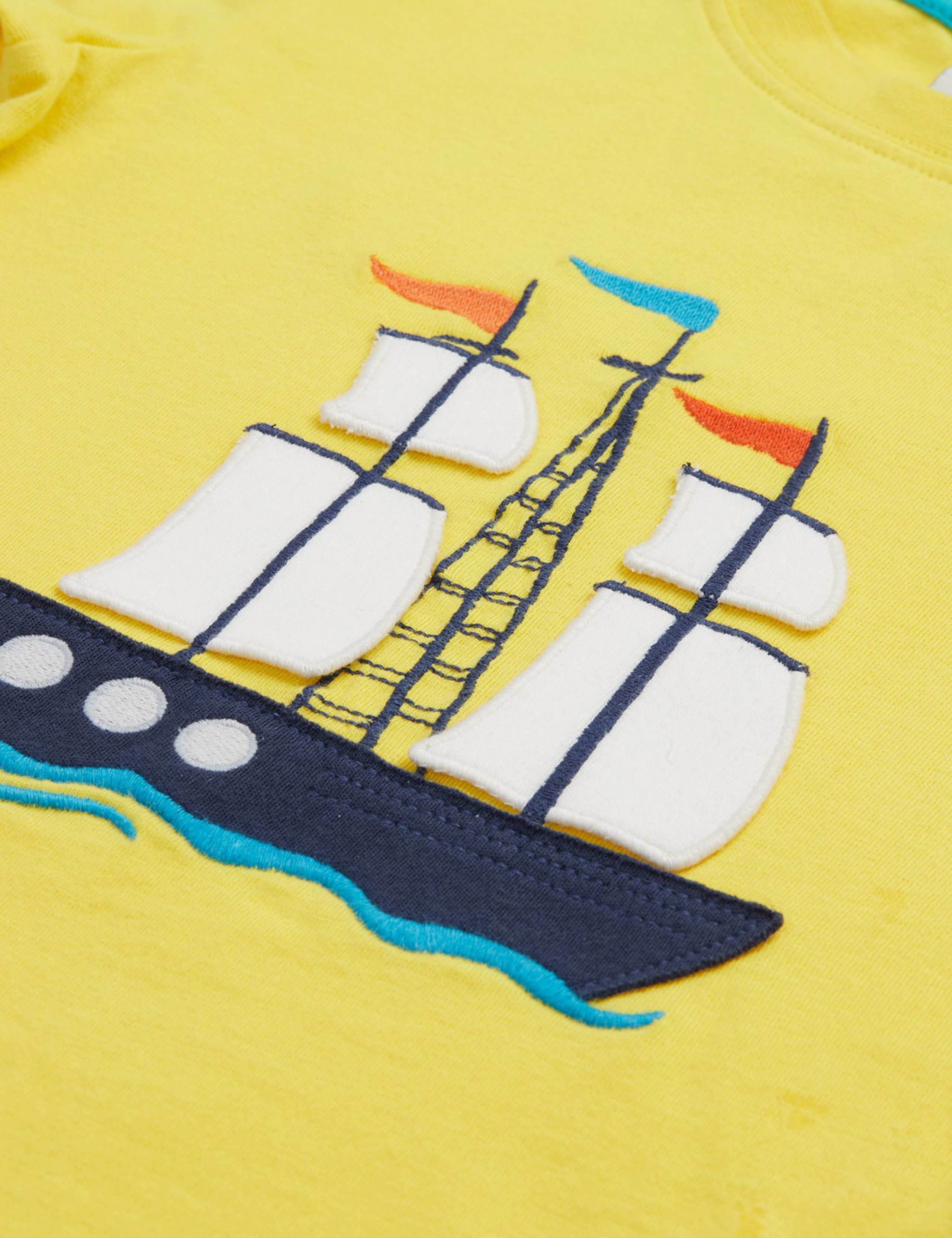 Pure Cotton Ship T-Shirt (0-5 Yrs) 4 of 5