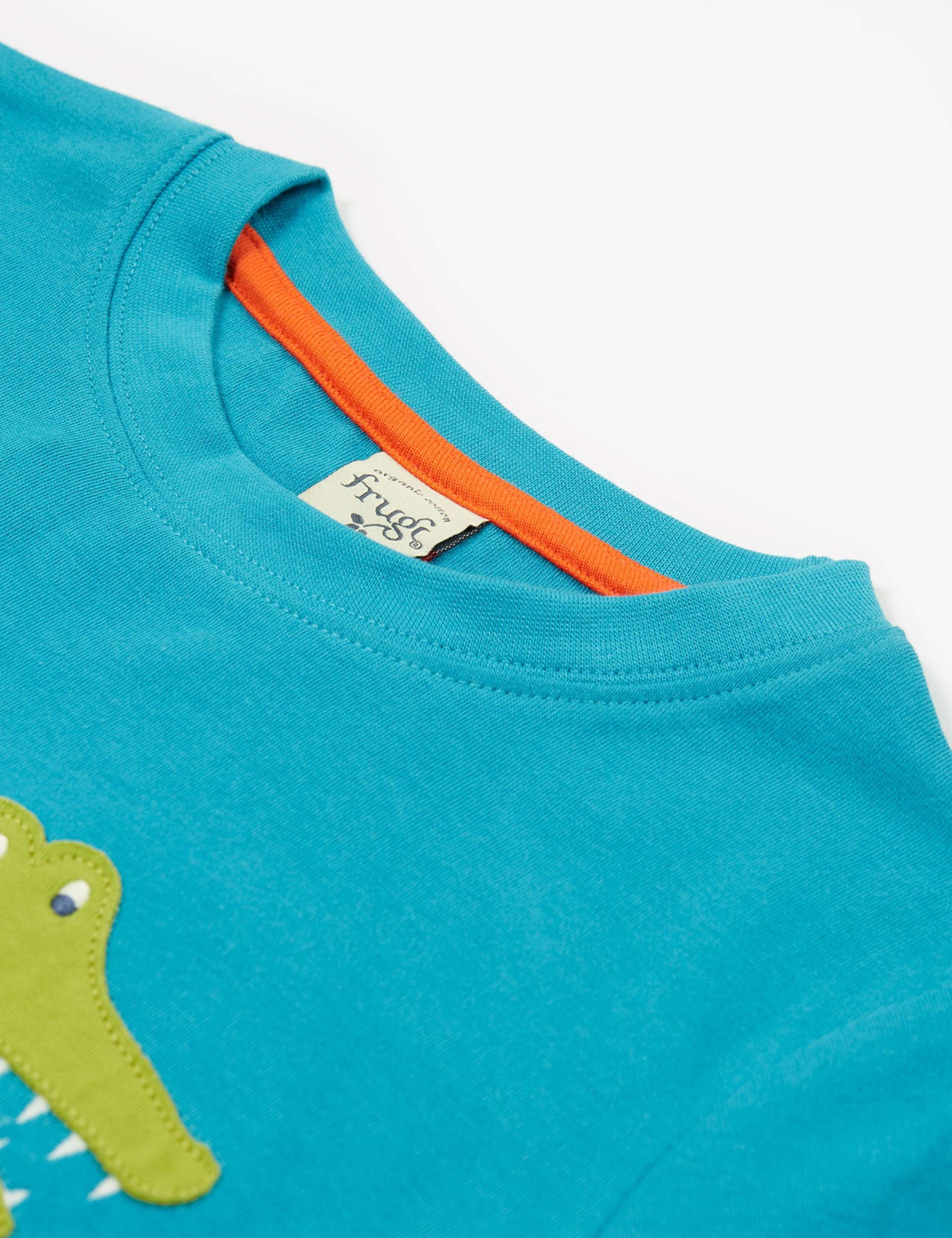 Pure Cotton Crocodile Applique T-Shirt (2-10 Yrs) 3 of 4