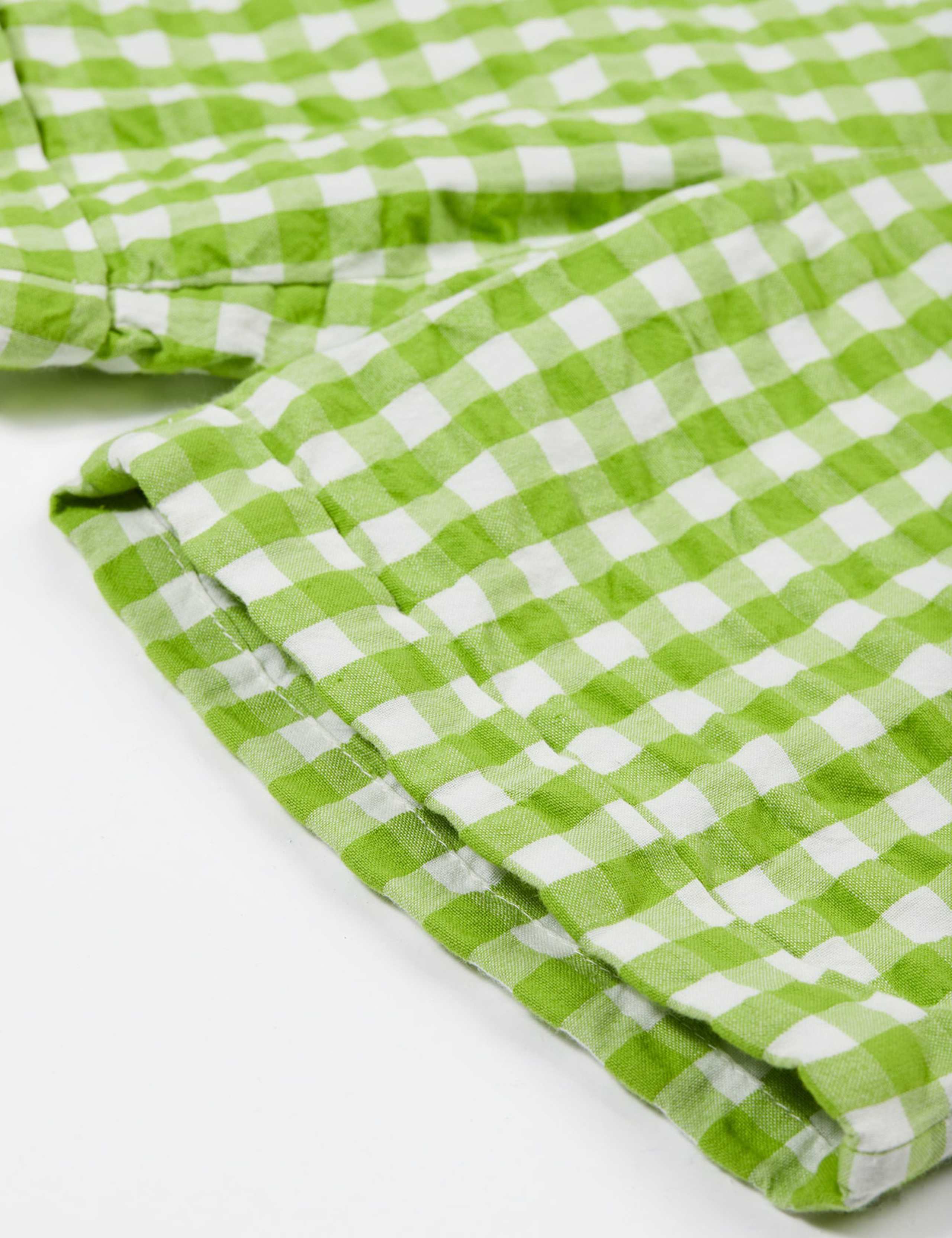 Pure Cotton Gingham Check Shorts (0-10 Yrs) 4 of 4