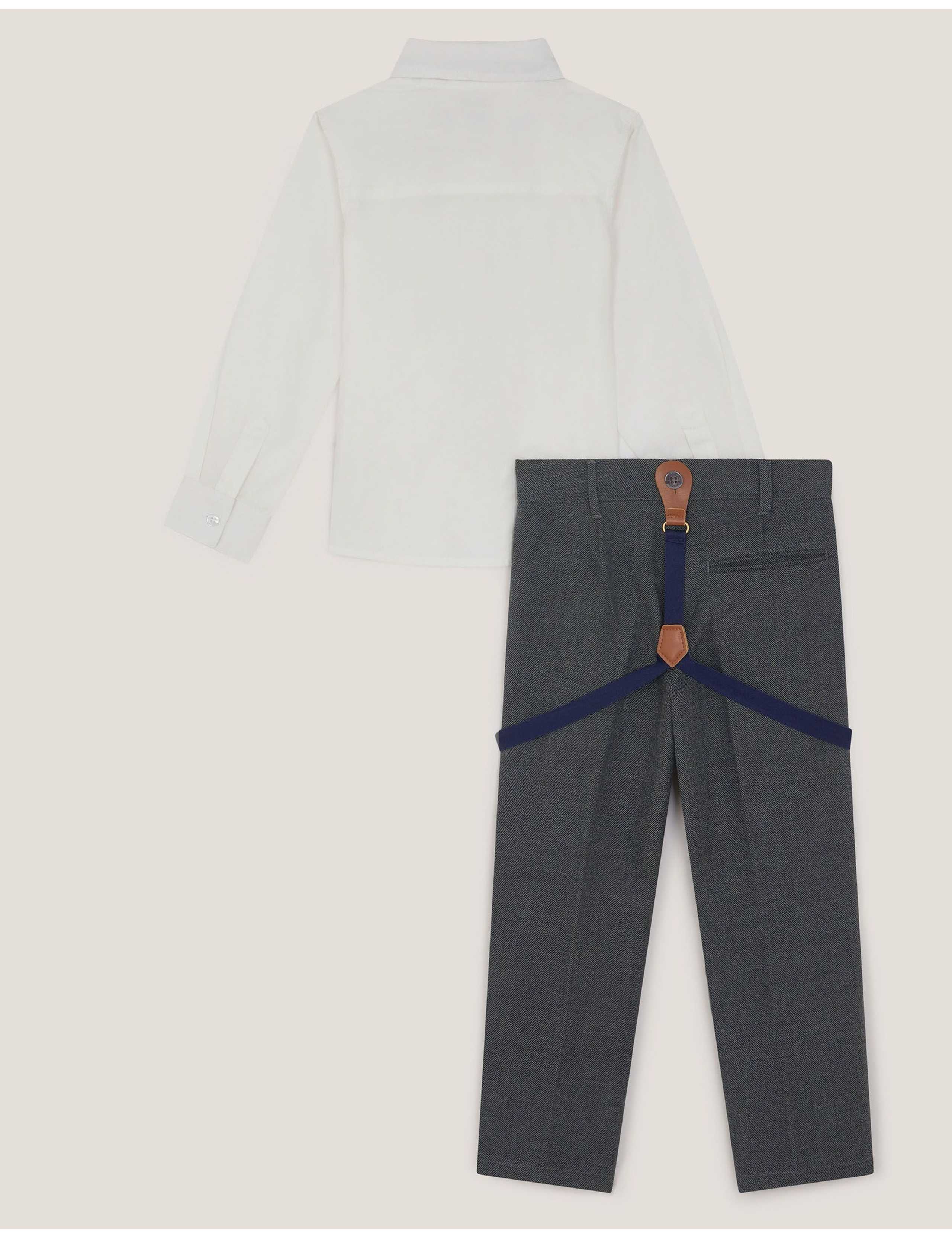 4pc Pure Cotton Top & Bottom Smart Outfit (6 Mths-13 Yrs) 3 of 3