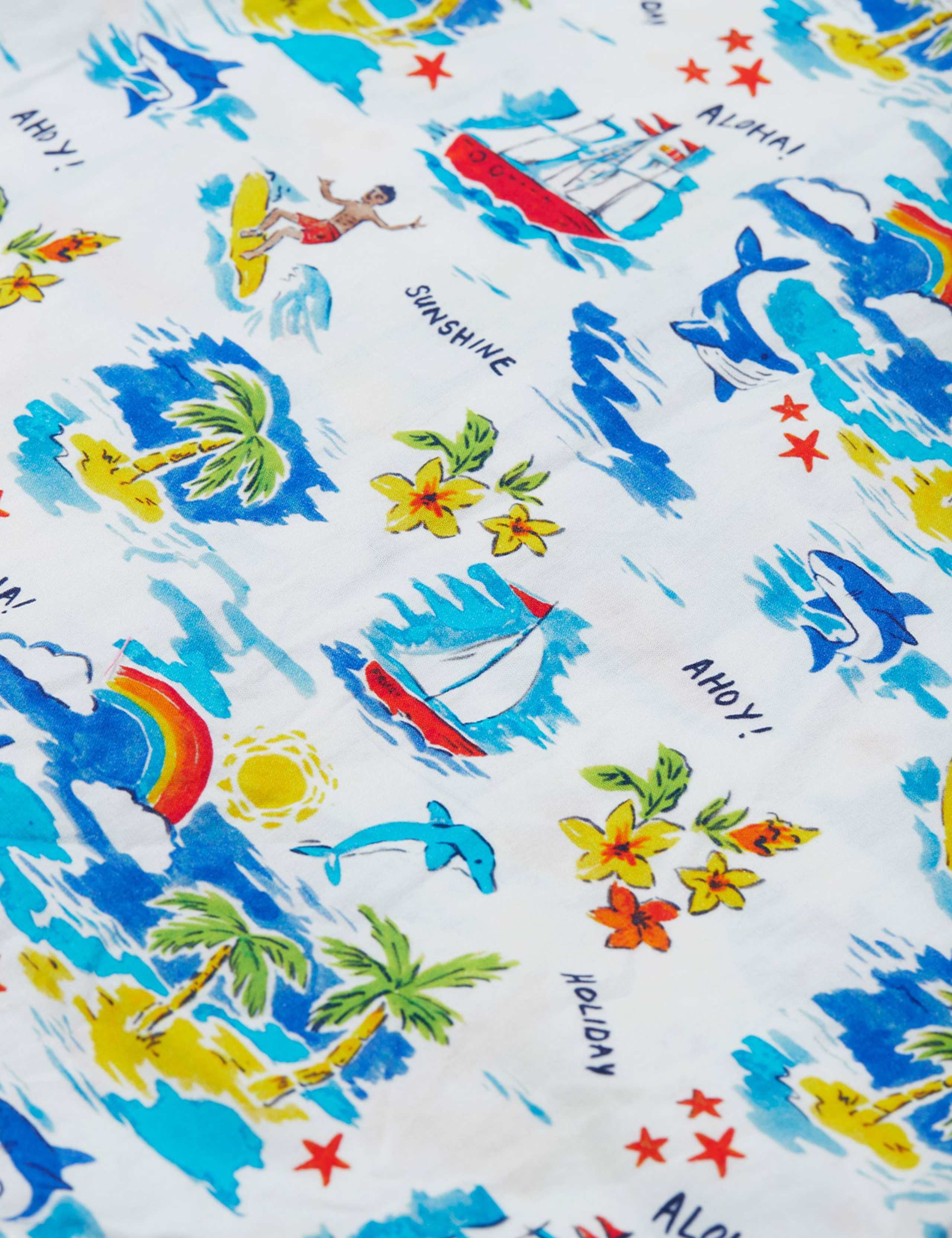 Pure Cotton Hawaiian Shirt (2-10 Yrs) 5 of 5