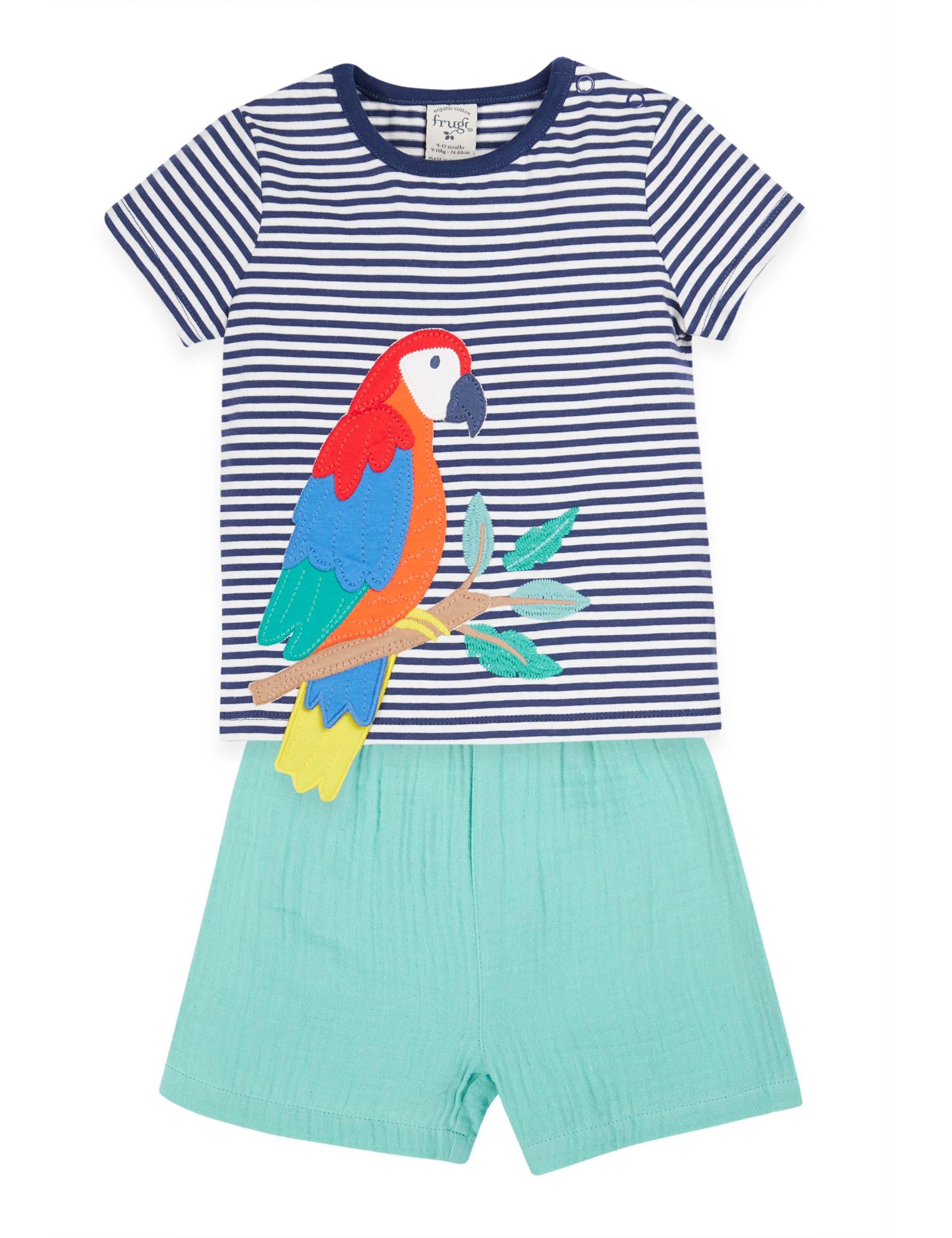 2pc Pure Cotton Top & Bottom Outfit (0-4 Yrs) 2 of 4