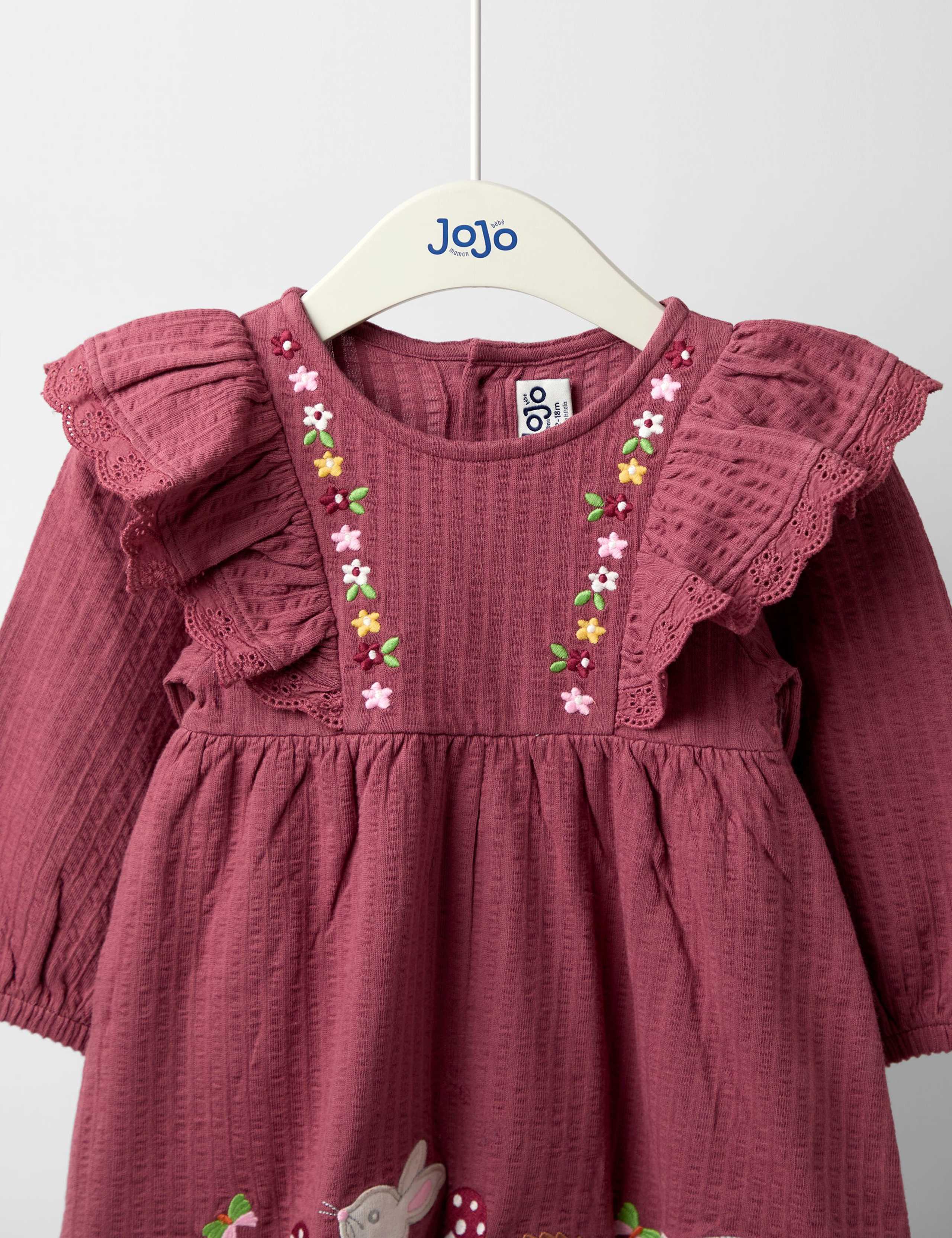 Pure Cotton Animal Dress (0 Mths-7 Yrs) 2 of 4