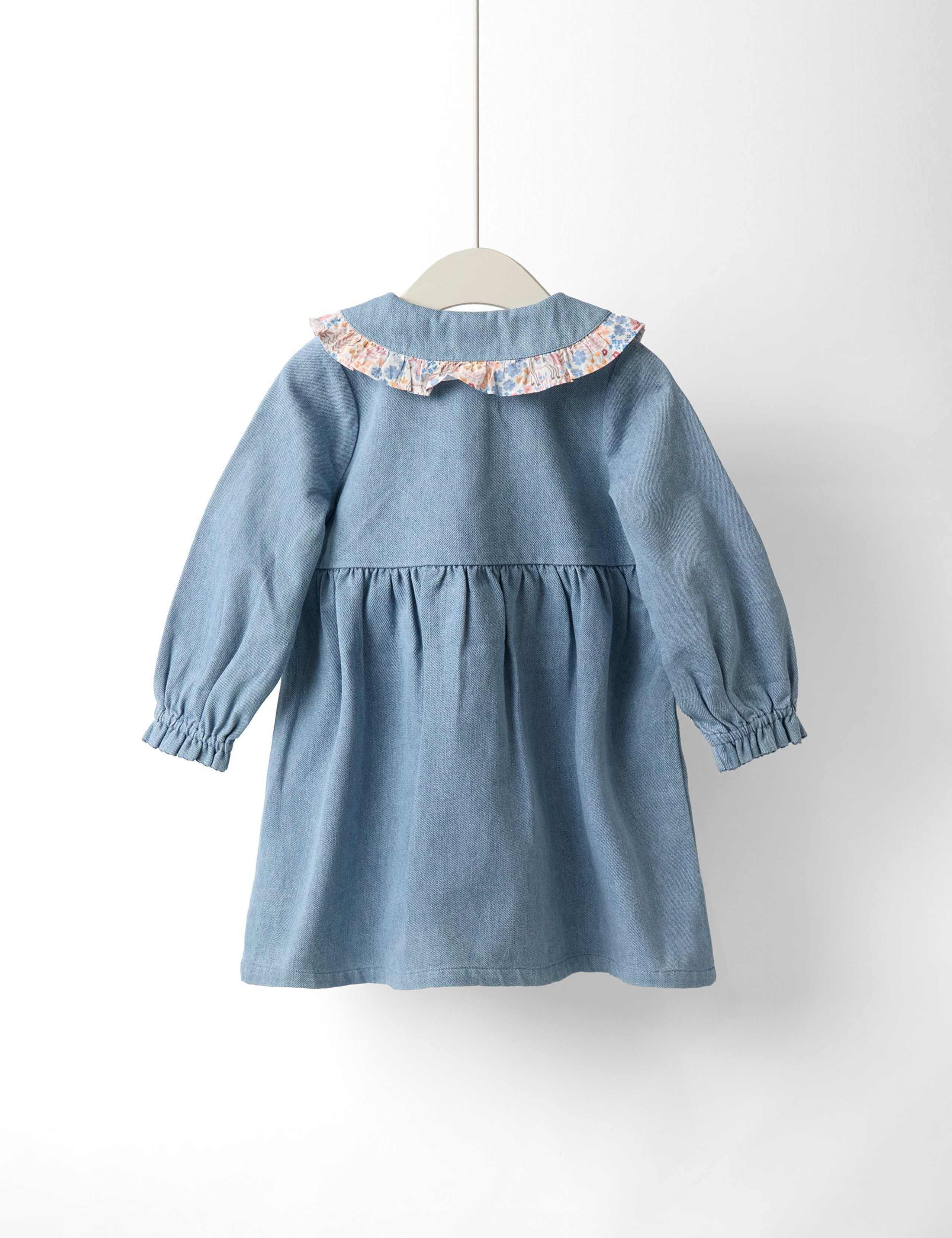 Unicorn Appliqué Denim Dress (6 Mths-7 Yrs) 2 of 4