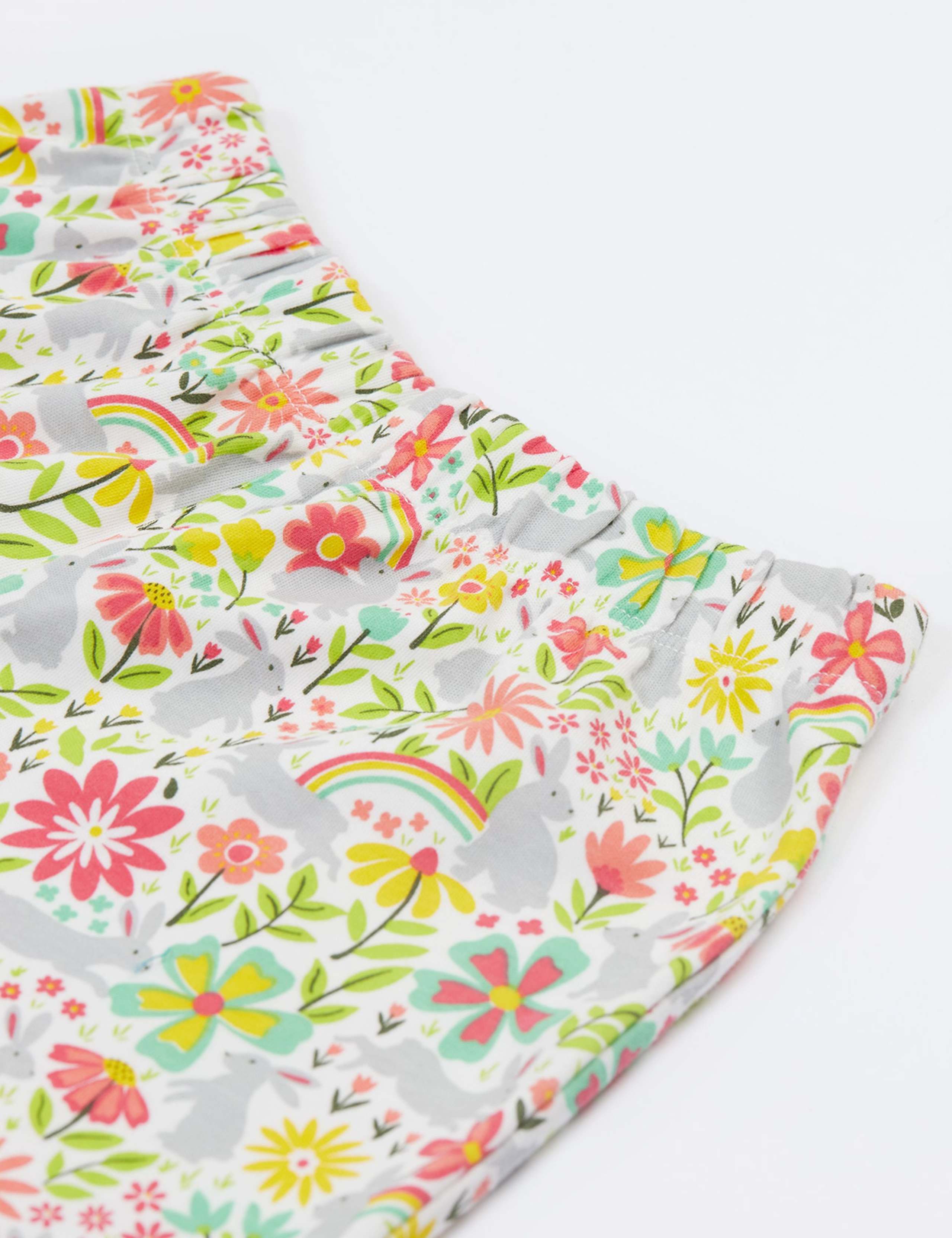 Pure Cotton Floral Bunny Pyjamas (2-10 Yrs) 4 of 4