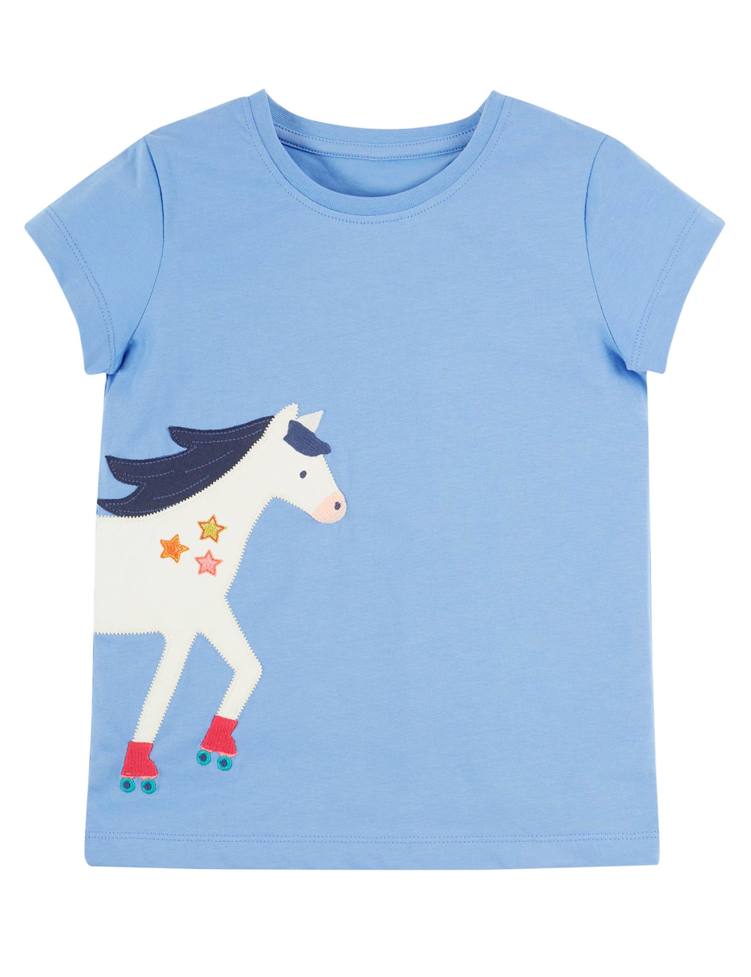 Pure Cotton Horse Applique T-Shirt (2-10 Yrs) 2 of 6
