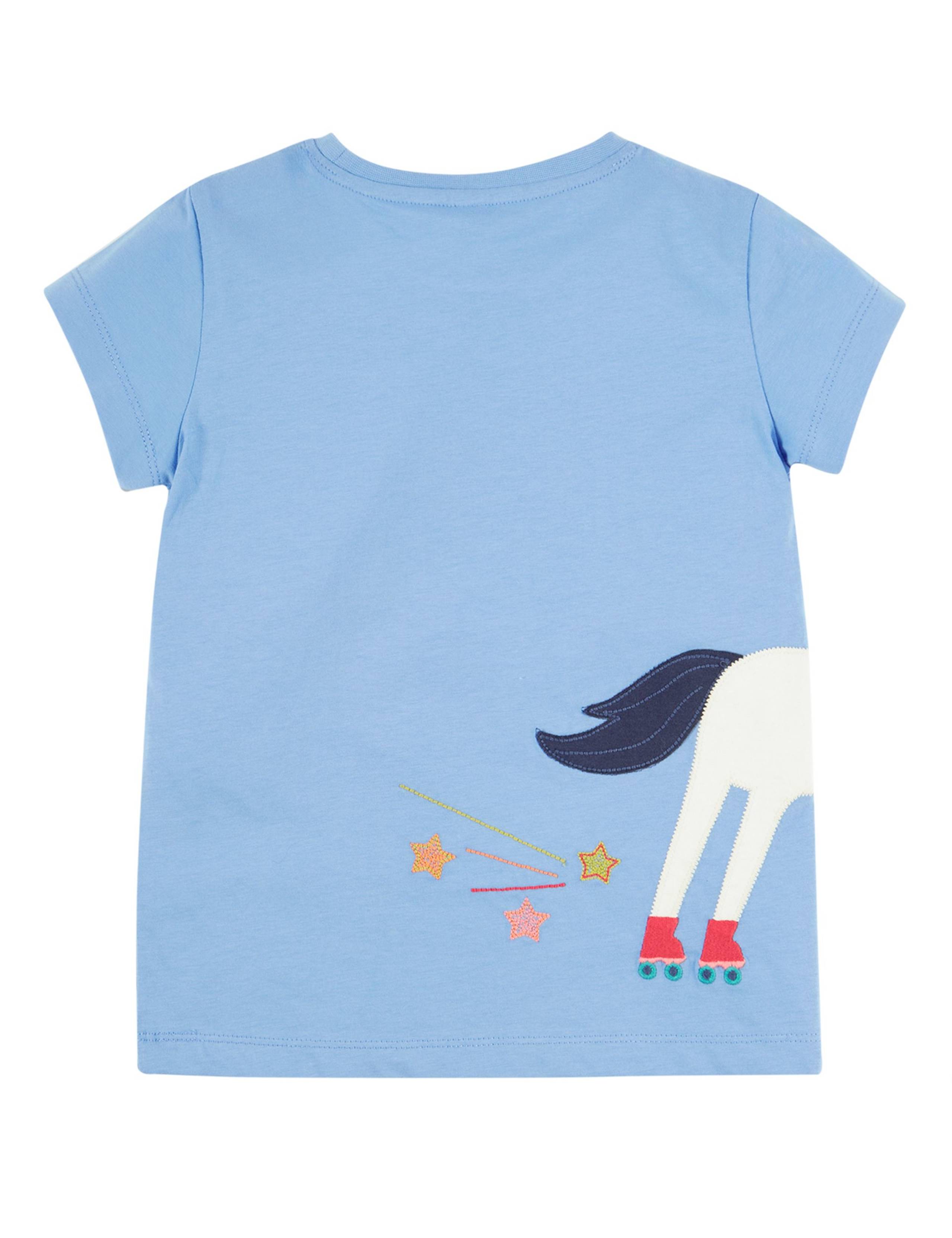 Pure Cotton Horse Applique T-Shirt (2-10 Yrs) 6 of 6
