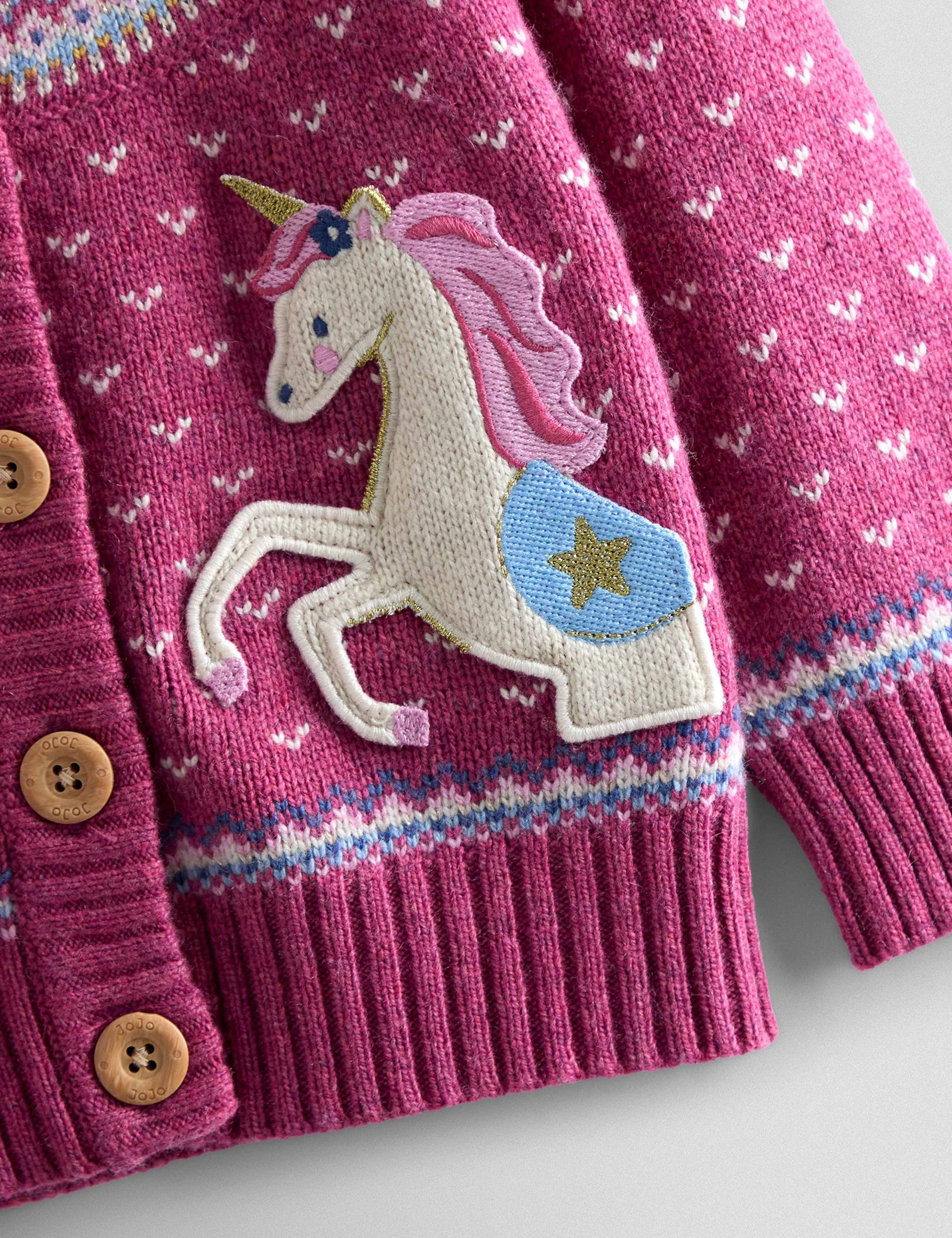 Unicorn Fair Isle Cardigan (6 Mths-7 Yrs) 6 of 6