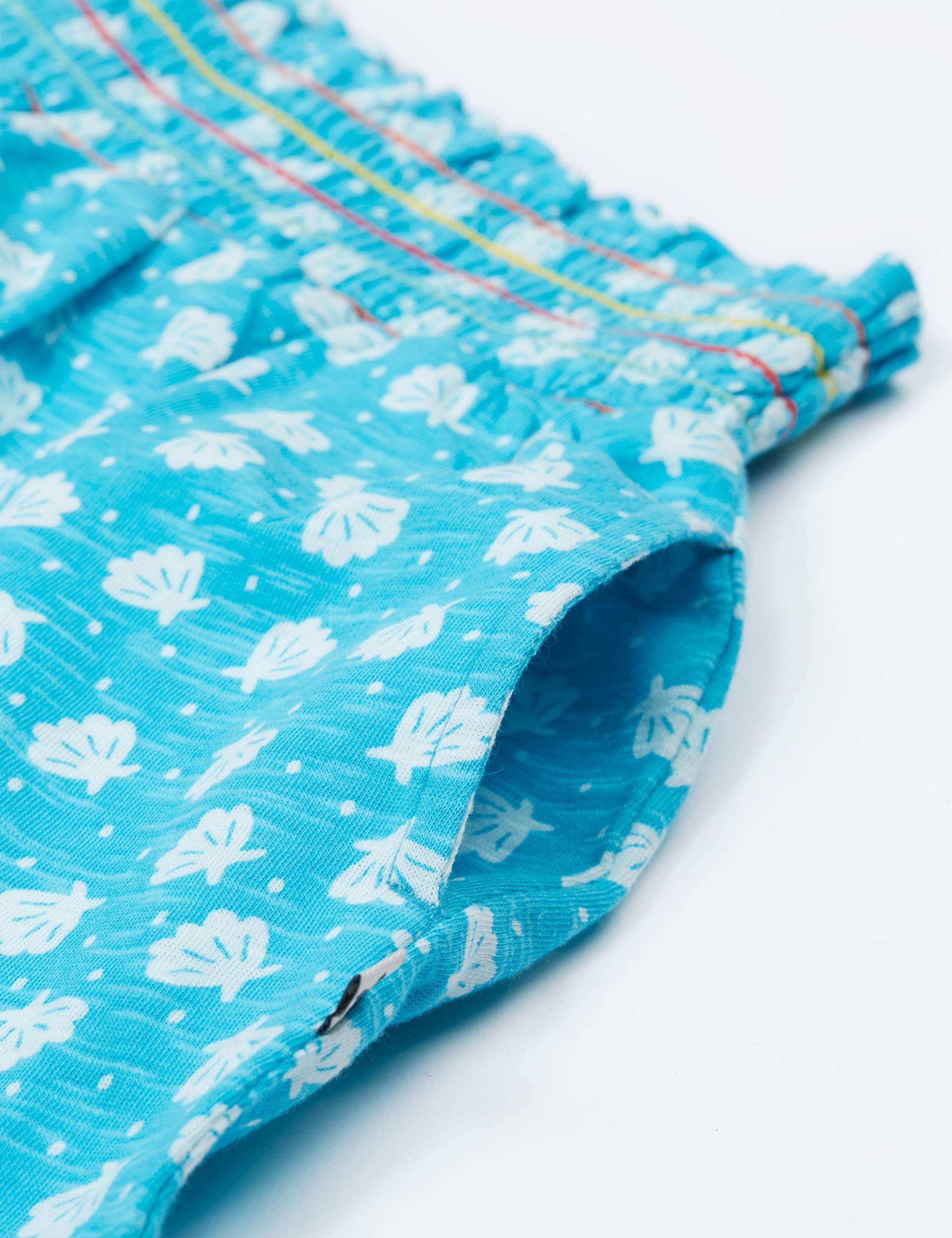 Pure Cotton Shell Print Shorts (2-10 Yrs) 3 of 4