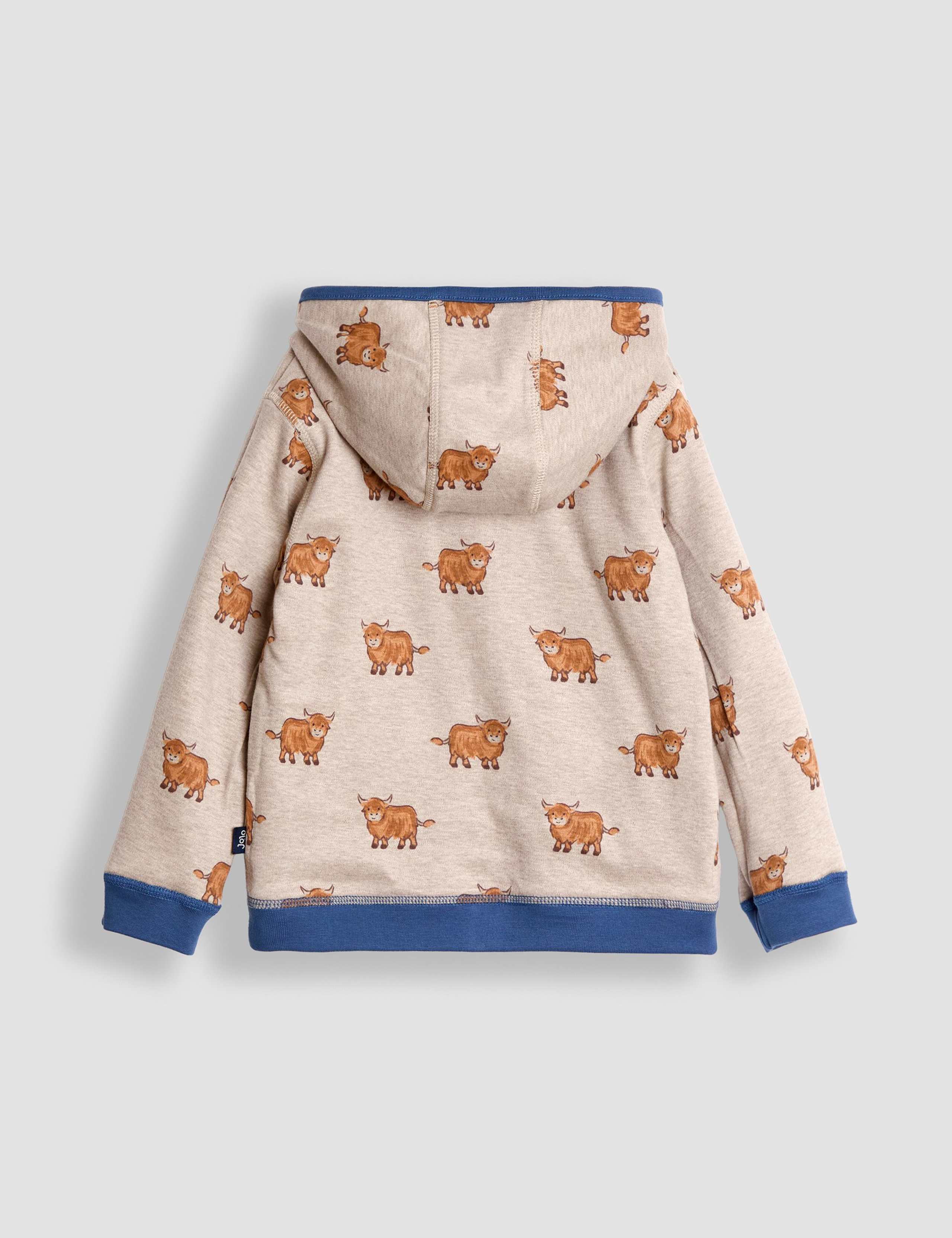 Tractor & Highland Cow Reversible Hoodie (6 Mths-7 Yrs) 7 of 8