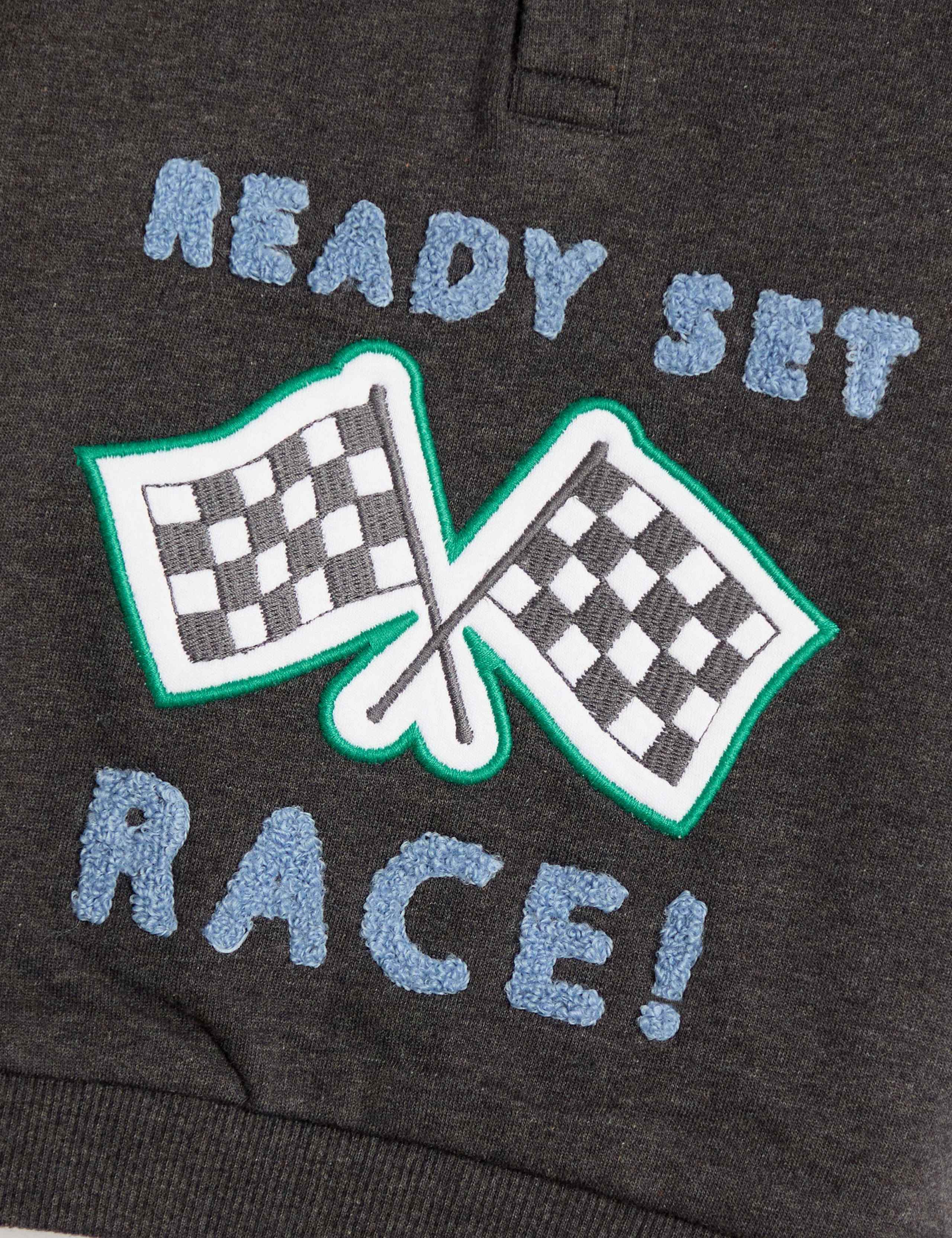 Pure Cotton Race Sweatshirt (6 Mths-9 Yrs) 3 of 4