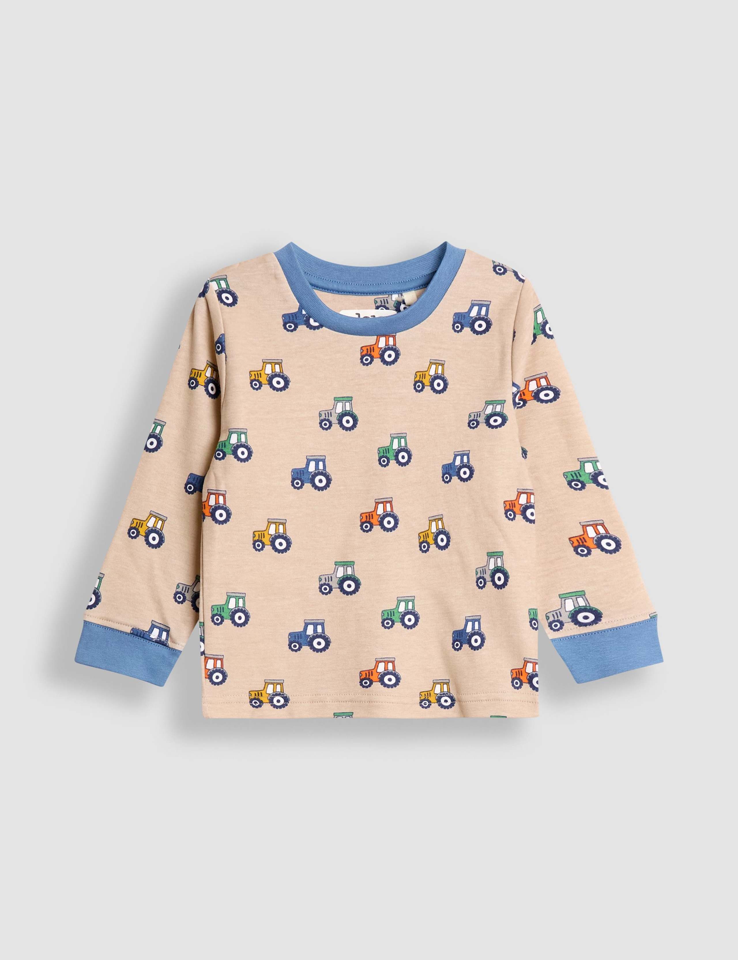 2pk Pure Cotton Tractor Pyjamas (12 Mths-6 Yrs) 11 of 13