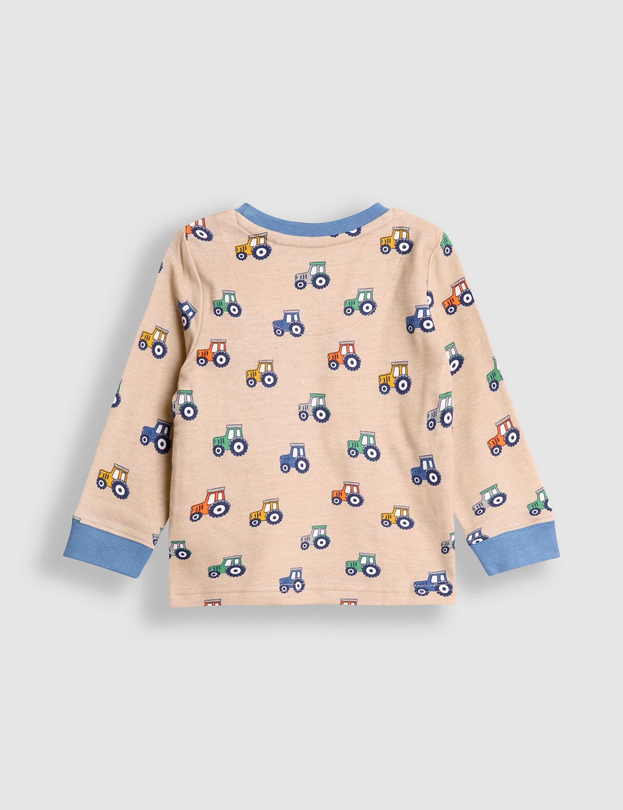 2pk Pure Cotton Tractor Pyjamas (12 Mths-6 Yrs) 12 of 13