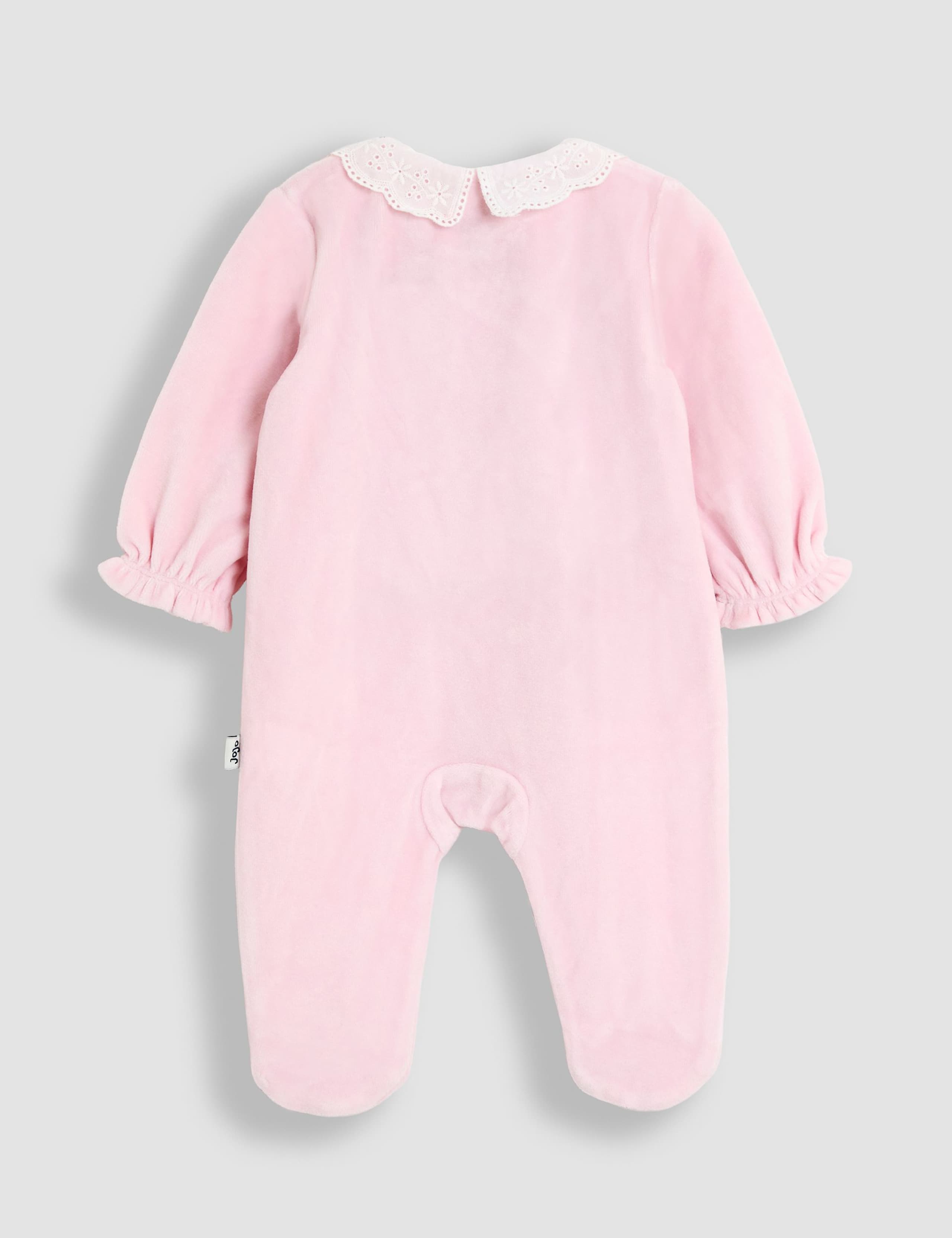 Cotton Rich Velour Bunny Sleepsuit (0-12 Mths) 2 of 3