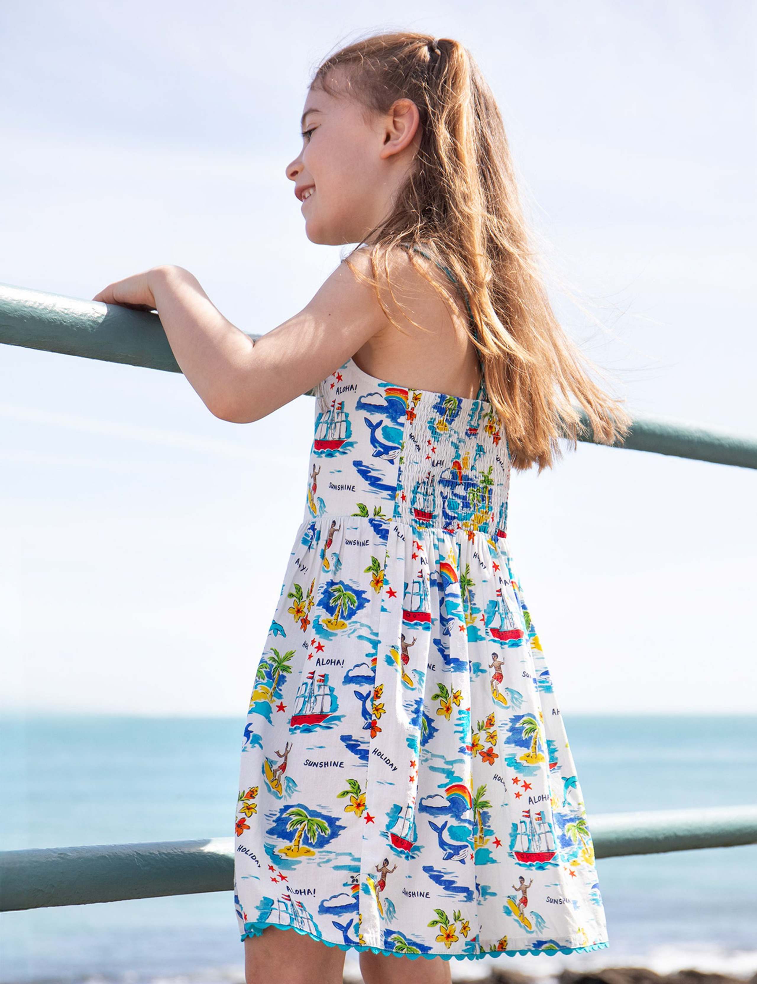 Pure Cotton Printed Dress (2-10 Yrs) 2 of 8