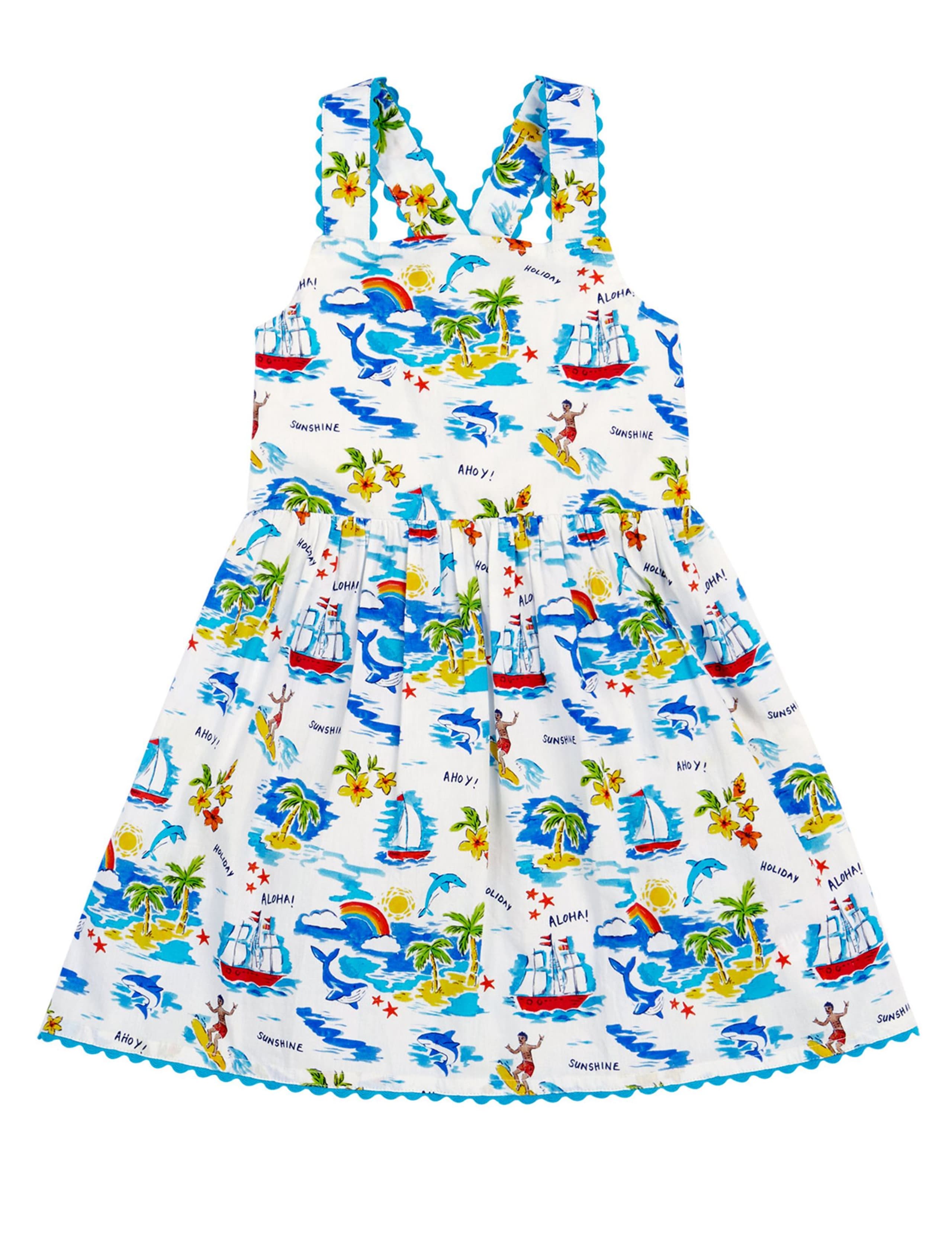 Pure Cotton Printed Dress (2-10 Yrs) 3 of 8