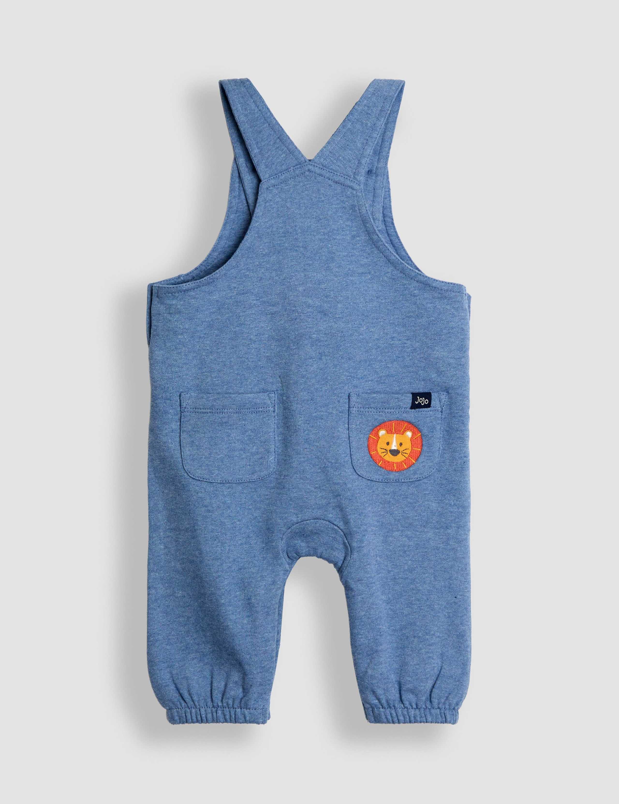 2pc Pure Cotton Safari Dungarees Outfit (0-3 Yrs) 3 of 7