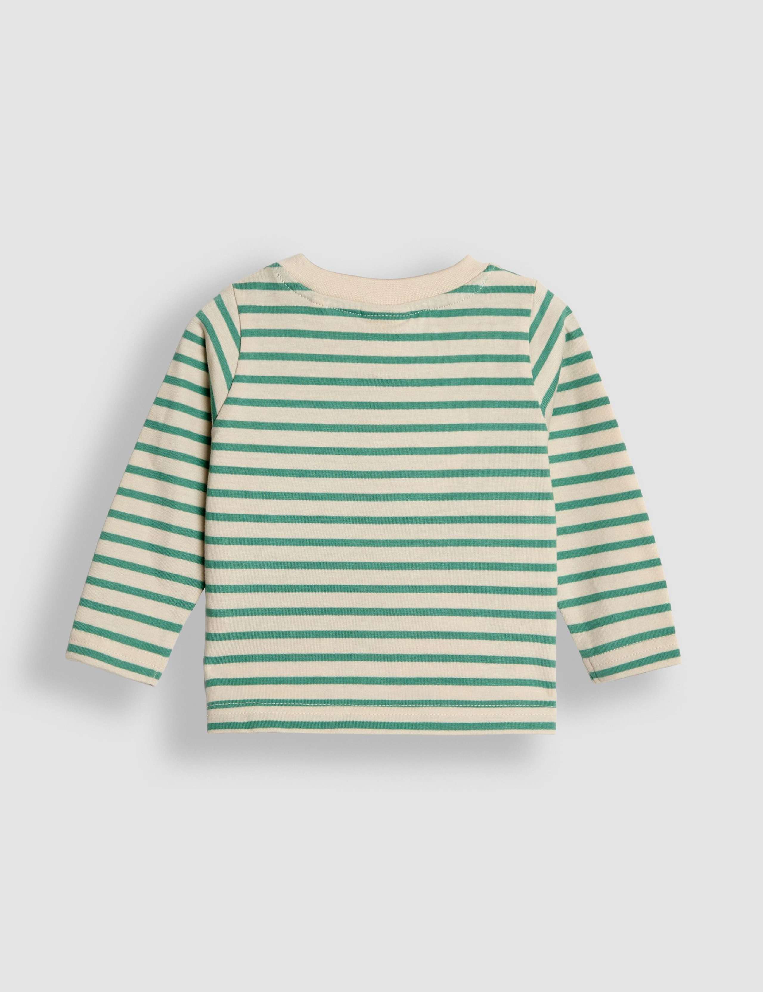 2pc Pure Cotton Safari Dungarees Outfit (0-3 Yrs) 7 of 7