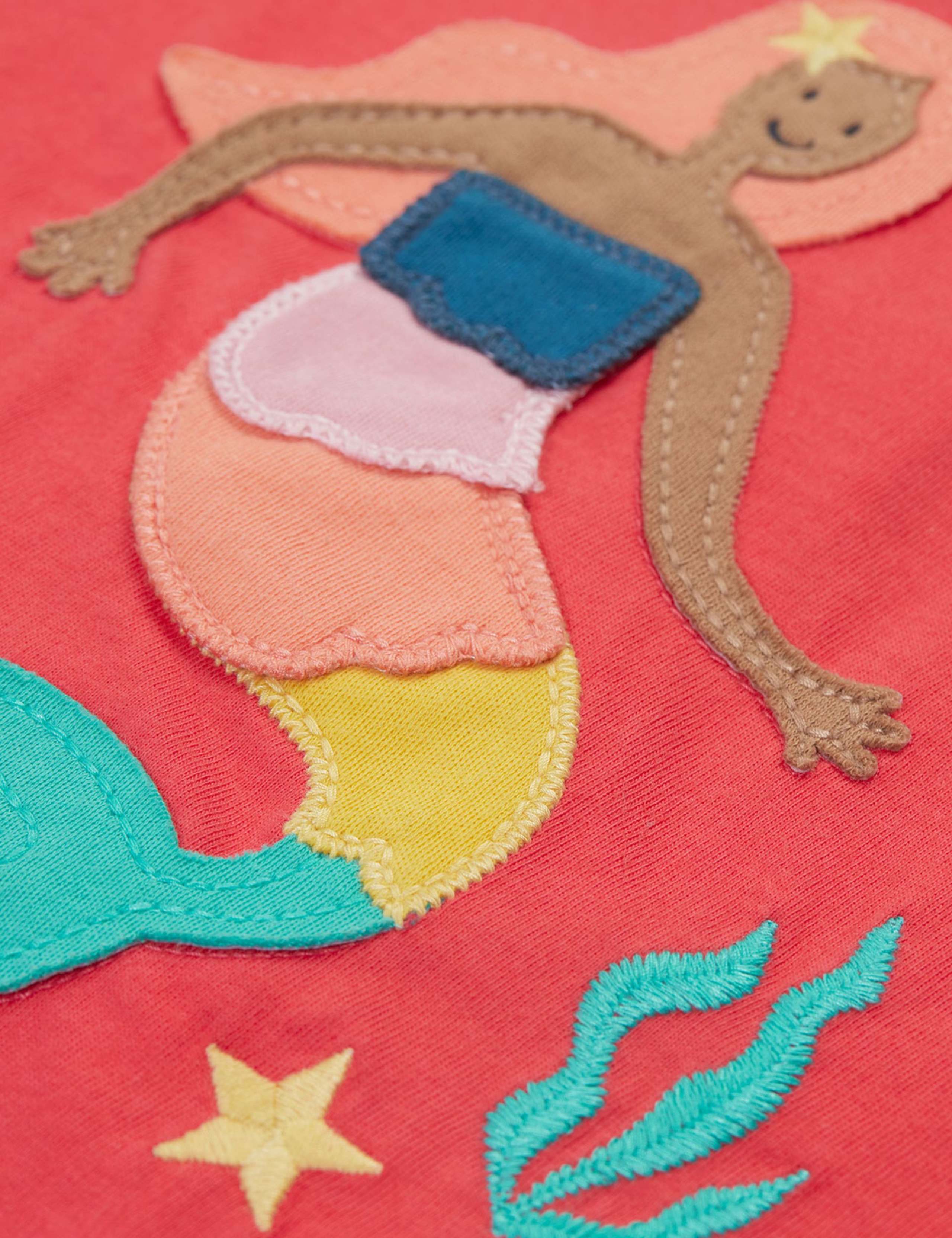 Pure Cotton Mermaid T-Shirt (2-10 Yrs) 3 of 3