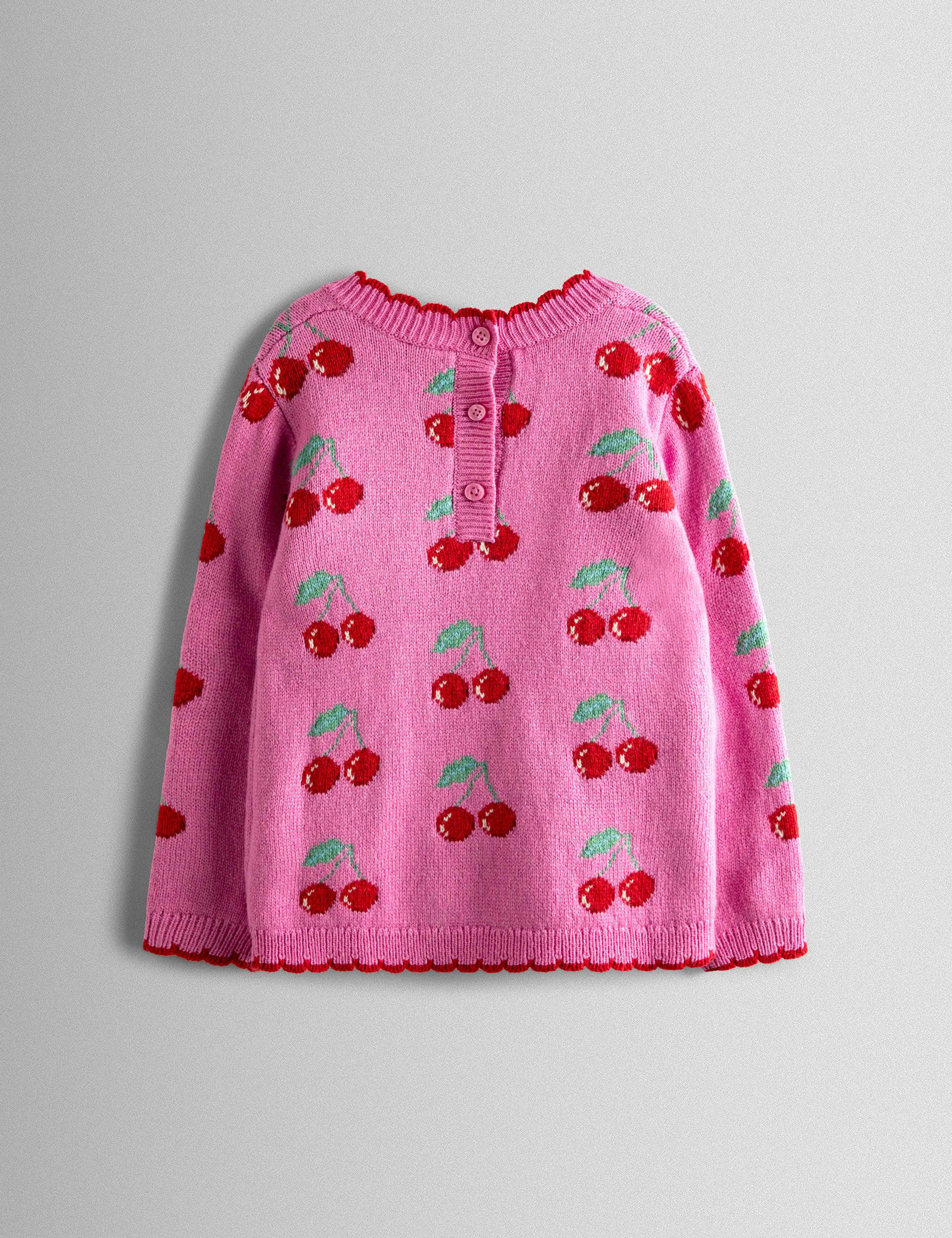 Cherry Intarsia Jumper (3-8 Yrs) 2 of 3