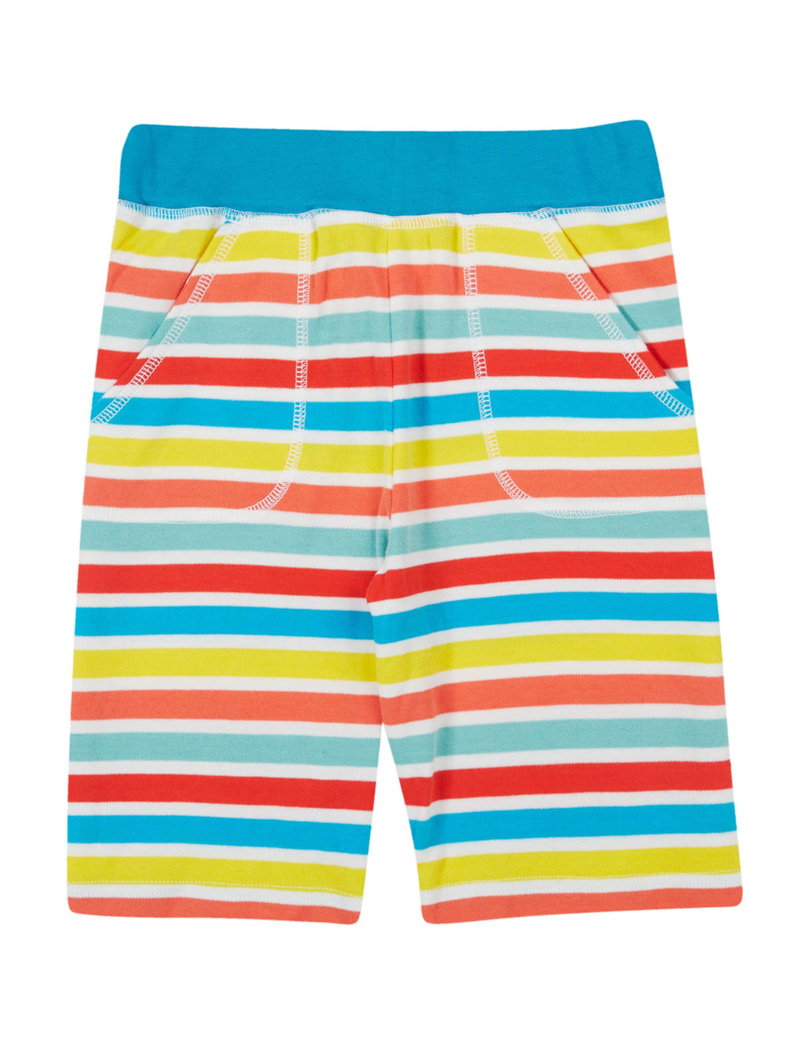 Pure Cotton Striped Shorts (0-10 Yrs) 2 of 5