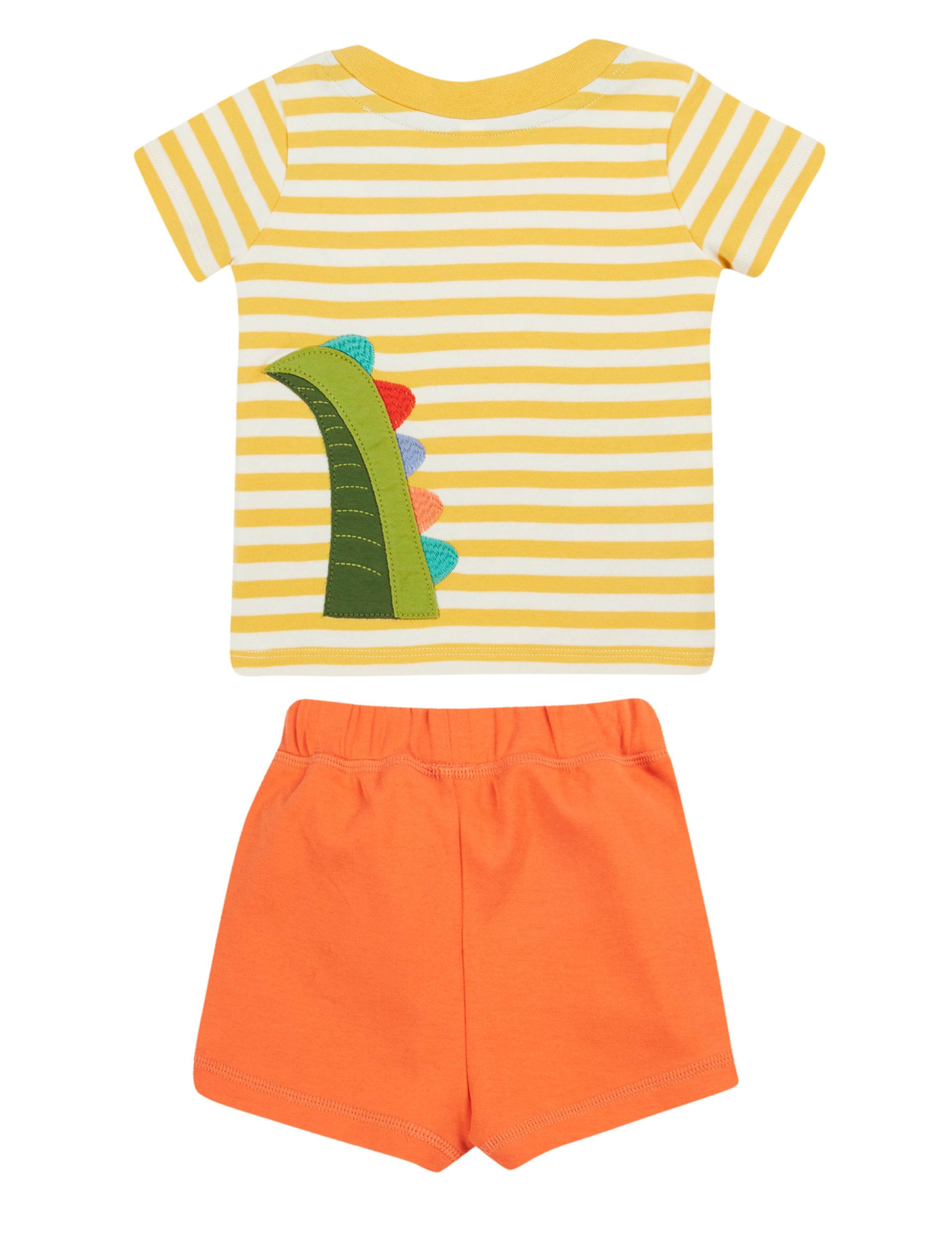 2pc Pure Cotton Striped Top & Shorts Outfit (0-5 Yrs) 6 of 6