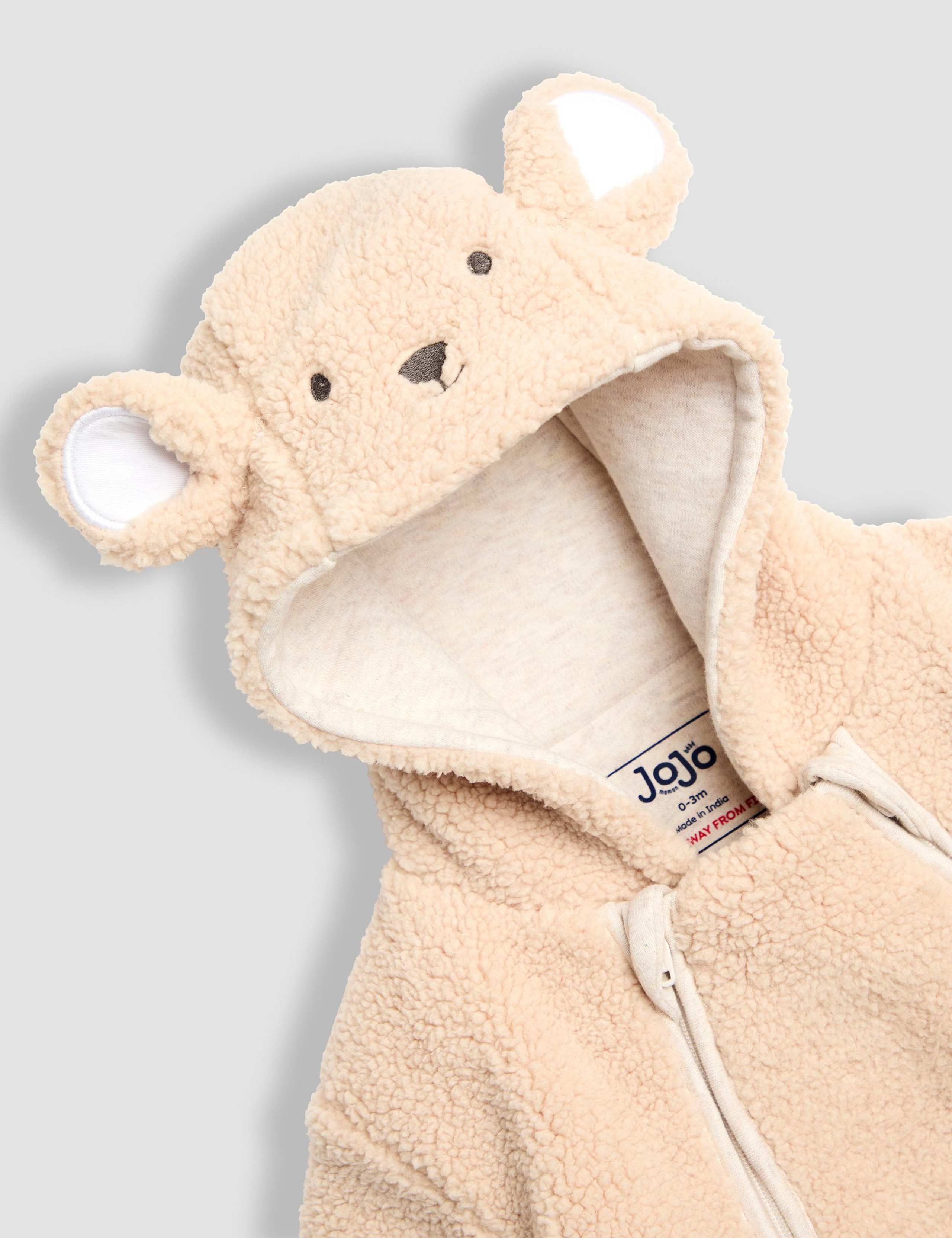 Borg Bear Pramsuit (0-12 Mths) 4 of 4