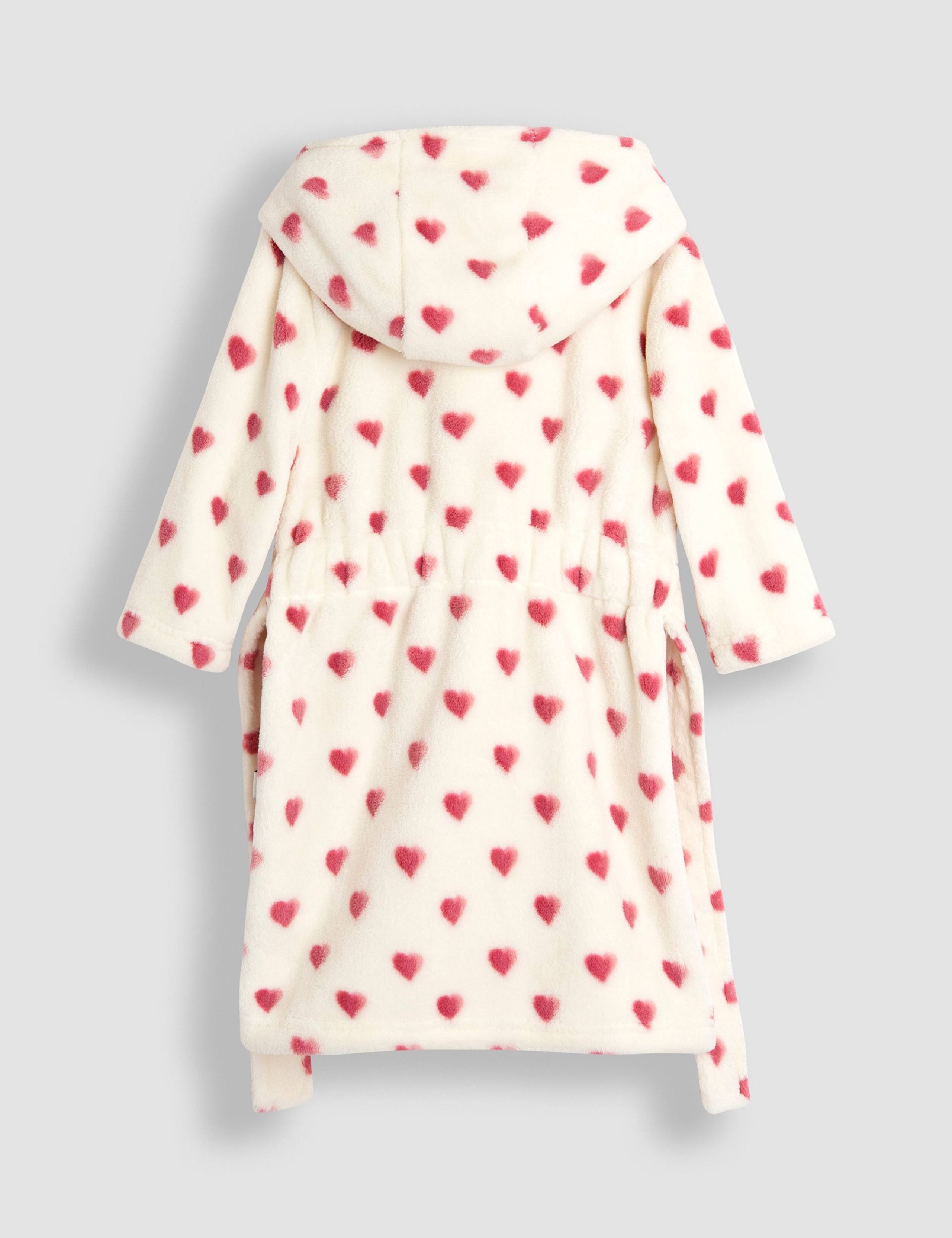 Fleece Heart Dressing Gown (1-7 Yrs) 3 of 6