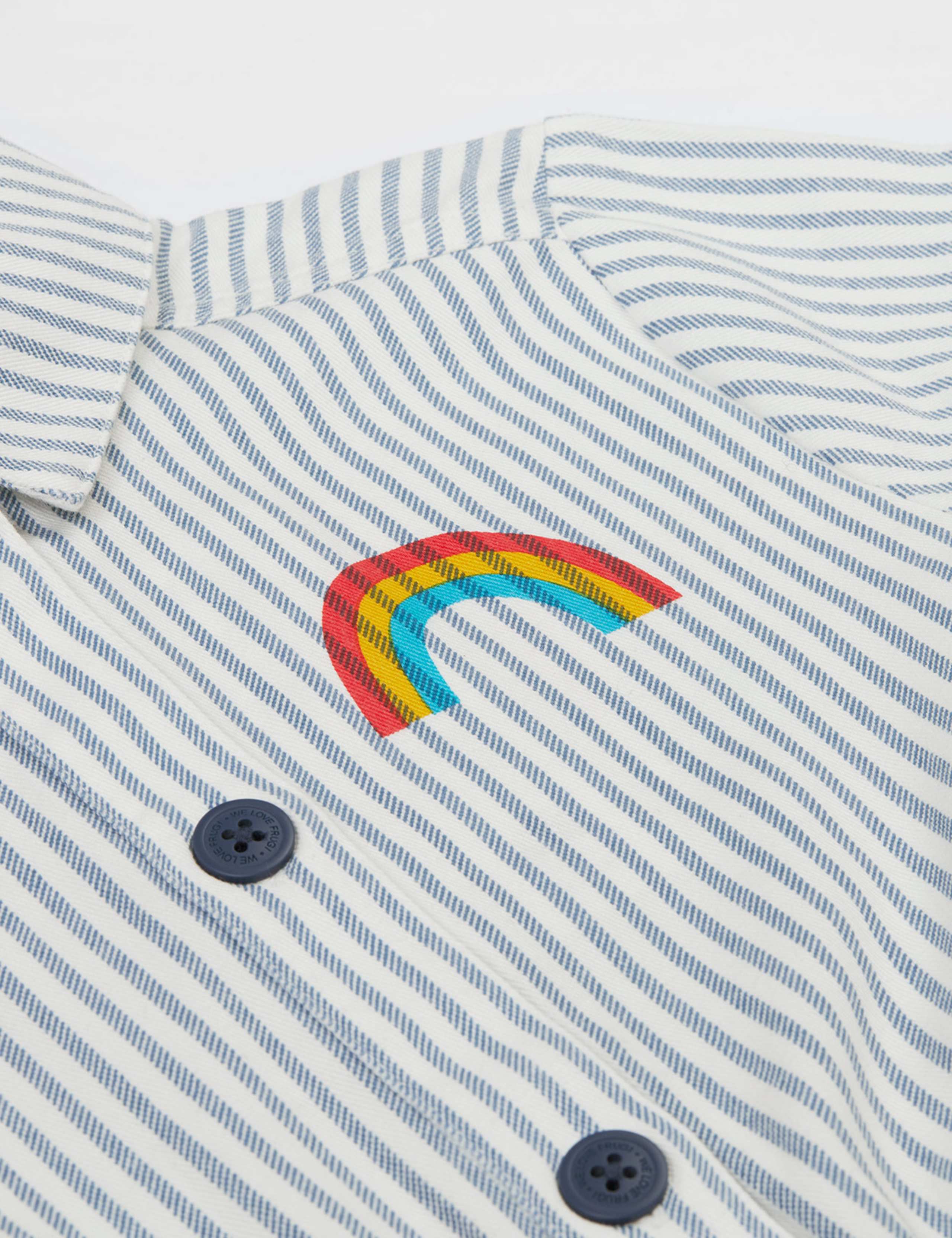 Pure Cotton Striped Jumpsuit (2-10 Yrs) 6 of 8