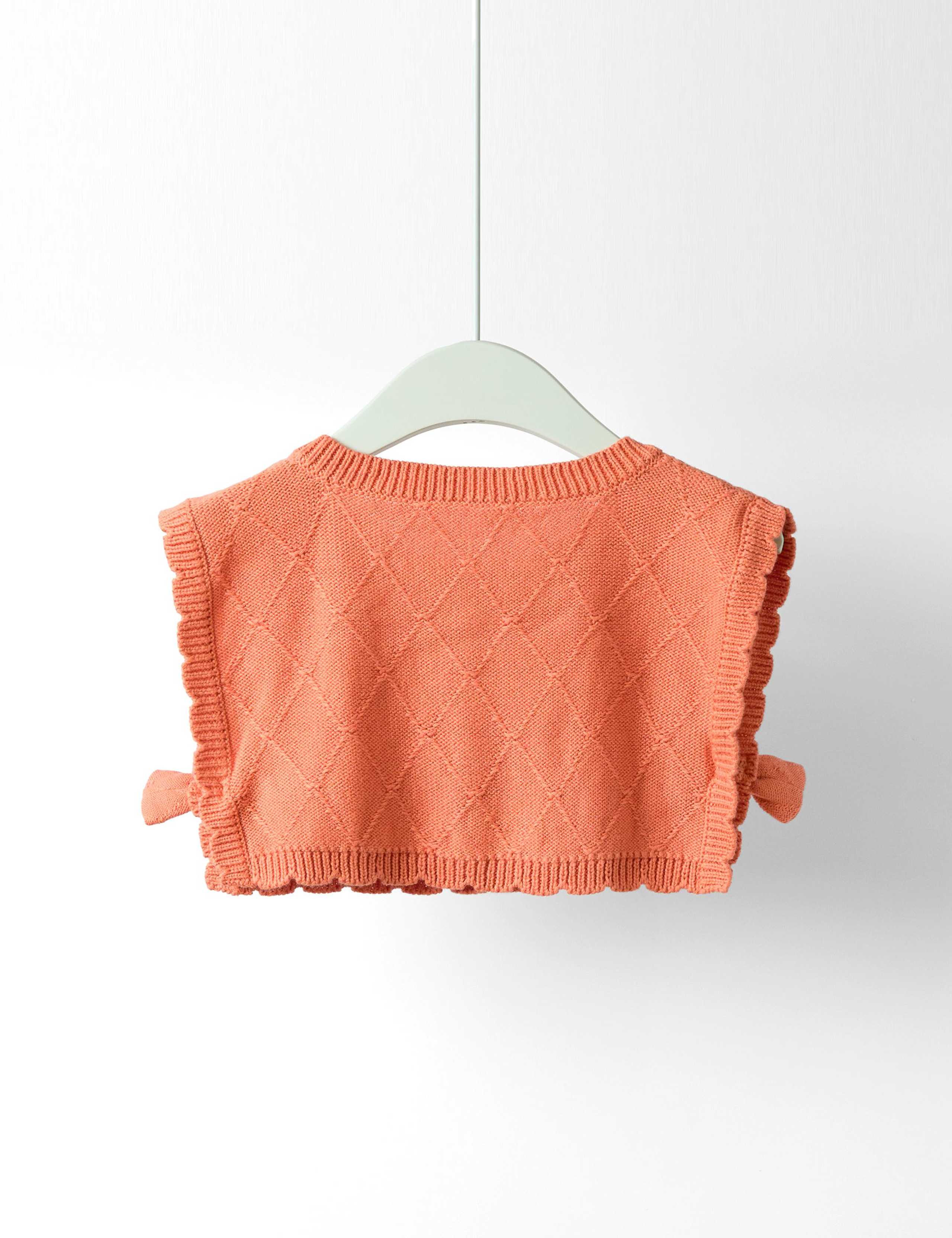 2pc Pure Cotton Dress & Knitted Vest Set (6 Mths-7 Yrs) 5 of 8