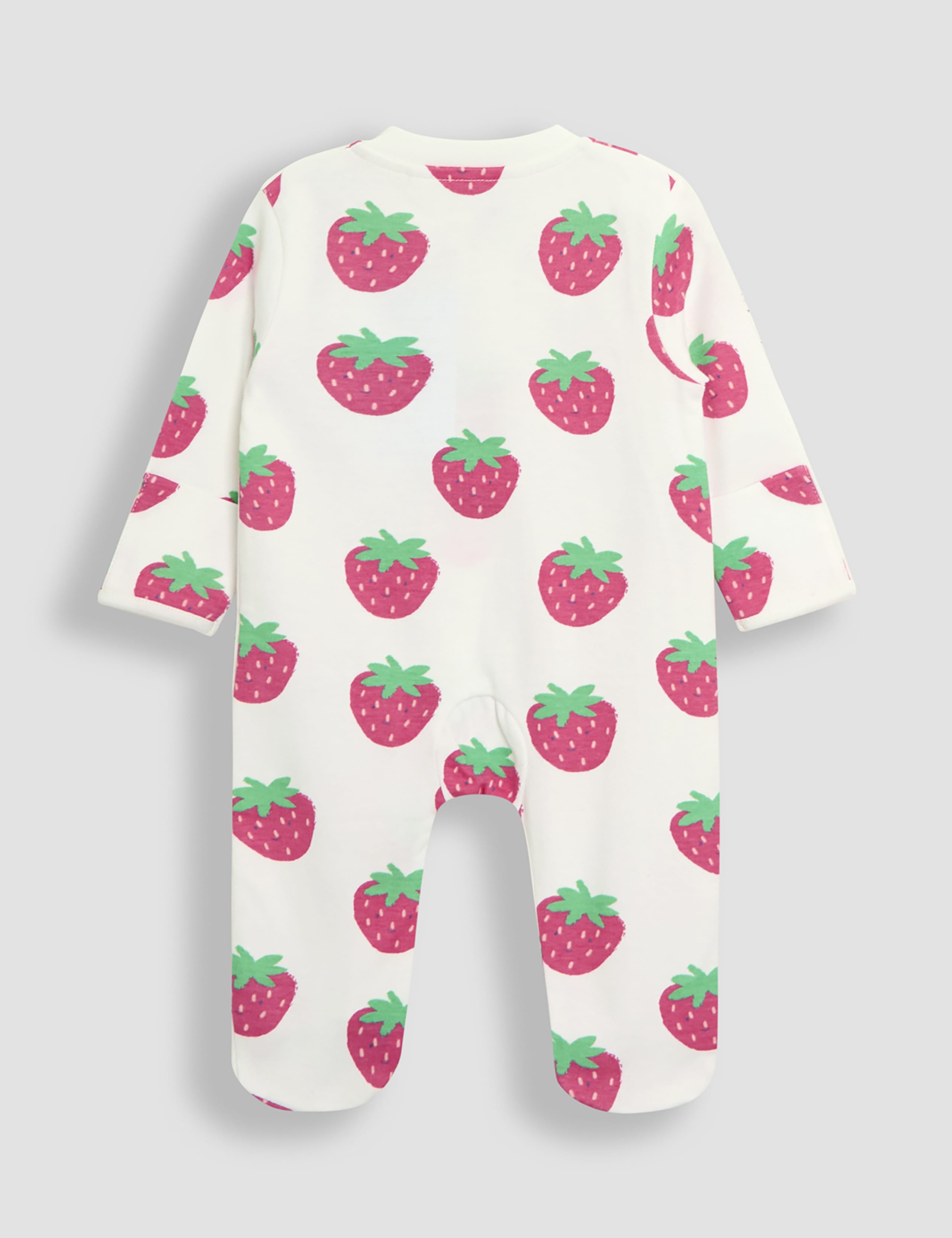 2pc Pure Cotton Strawberry Sleepsuit (0-12 Mths) 4 of 4