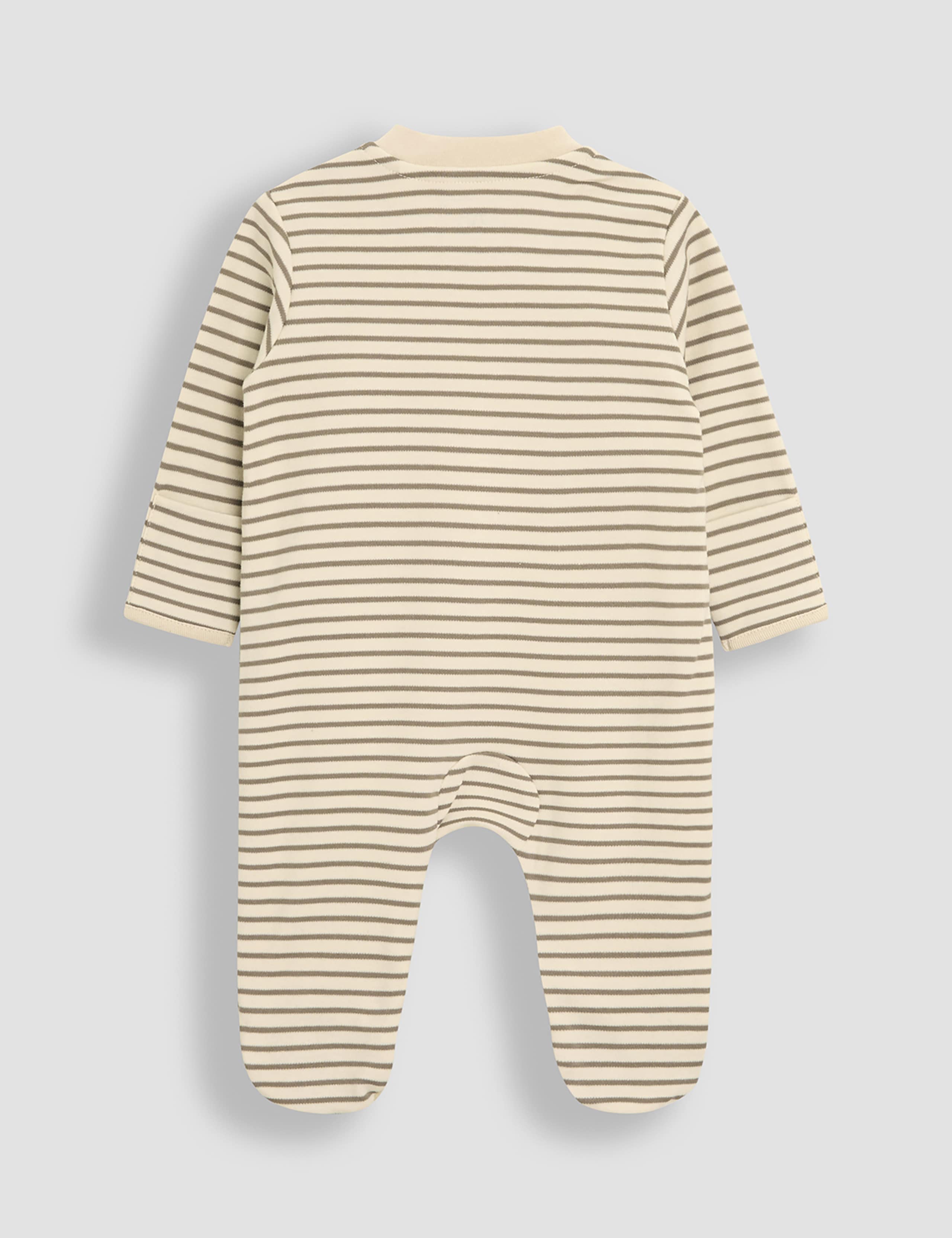 Pure Cotton Lion Sleepsuit (0-12 Mths) 2 of 3