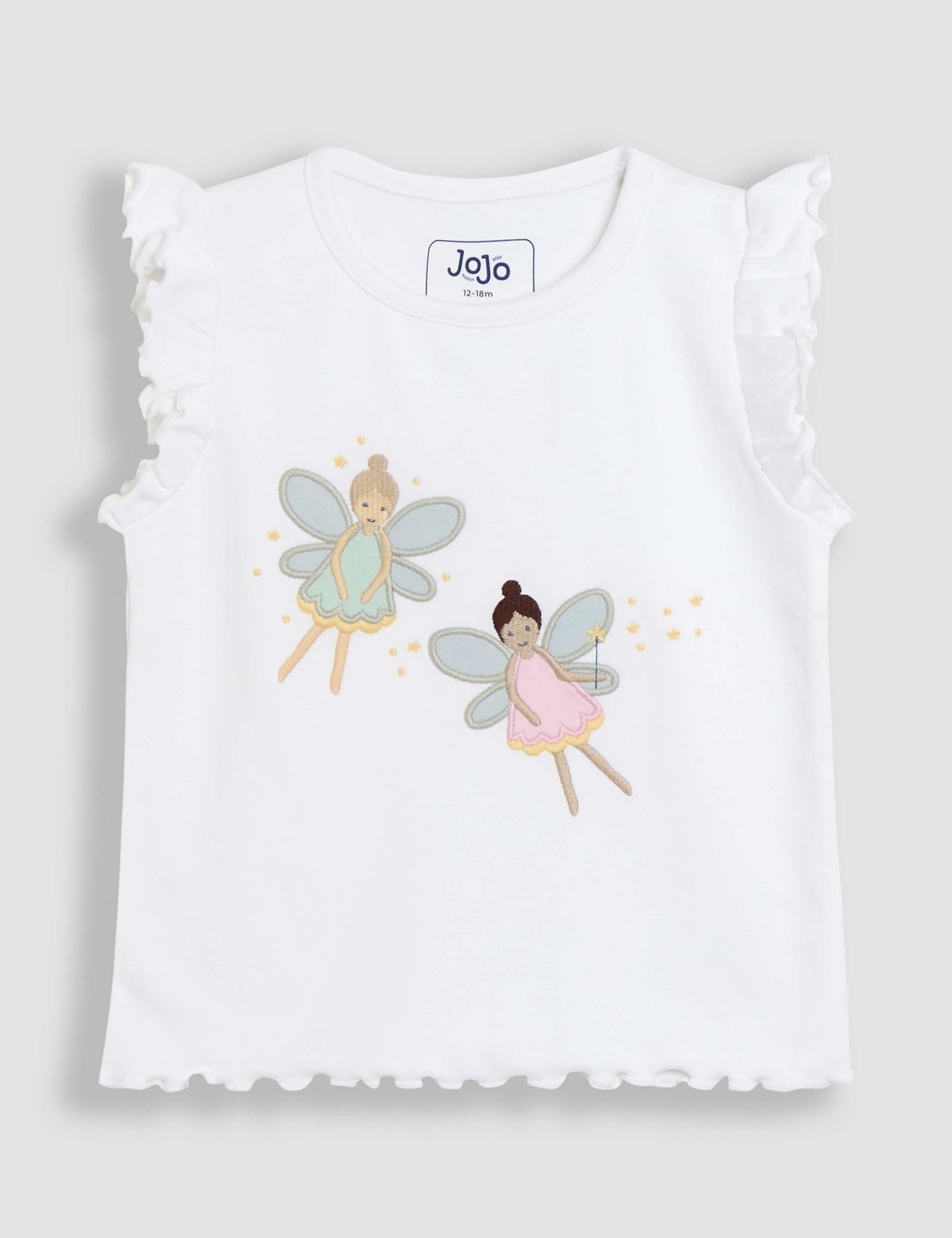 2pk Pure Cotton Fairy Pyjama Sets (1-6 Yrs) 5 of 9
