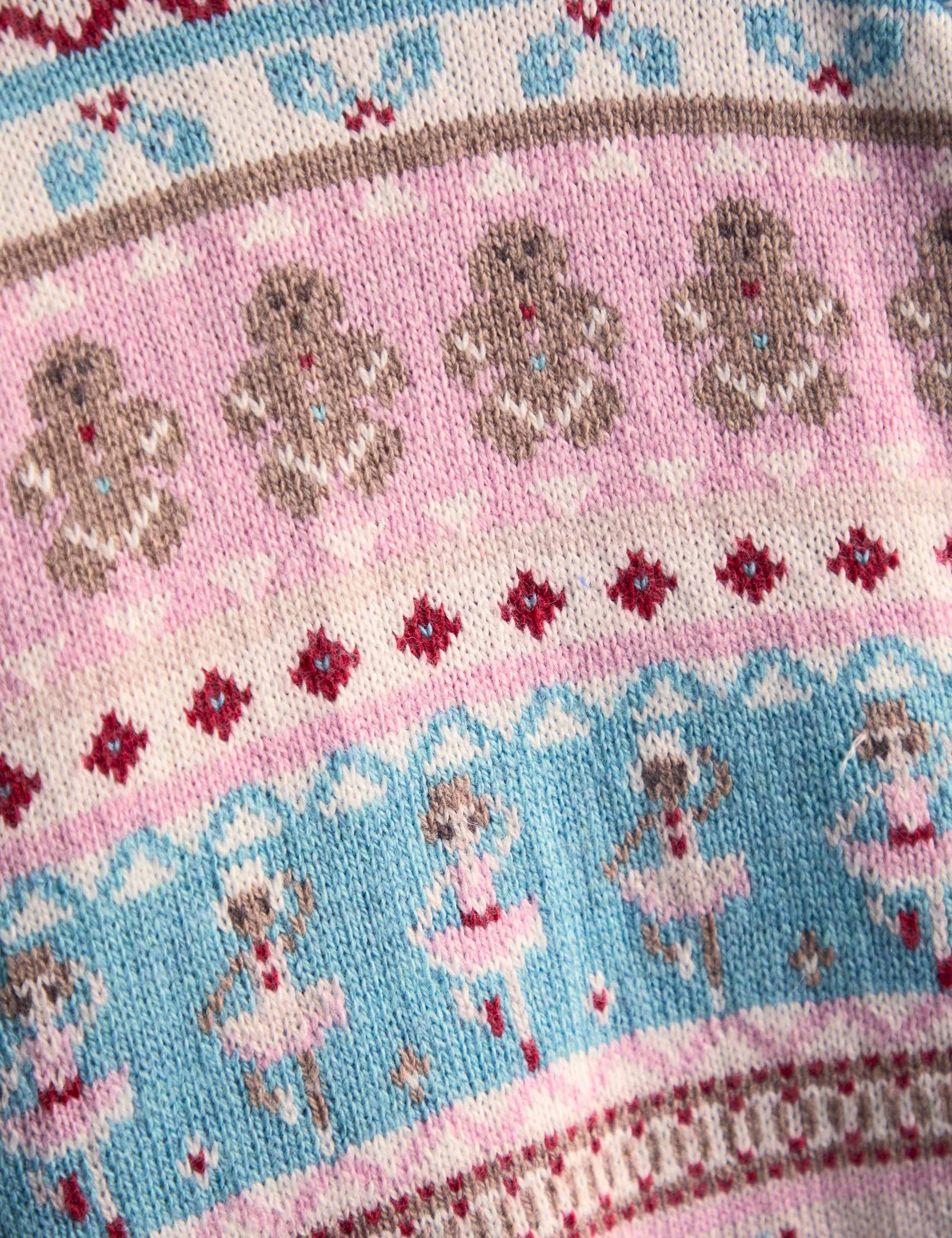 Ballerina Fair Isle Jumper with Wool (6 Mths-7 Yrs) 3 of 3