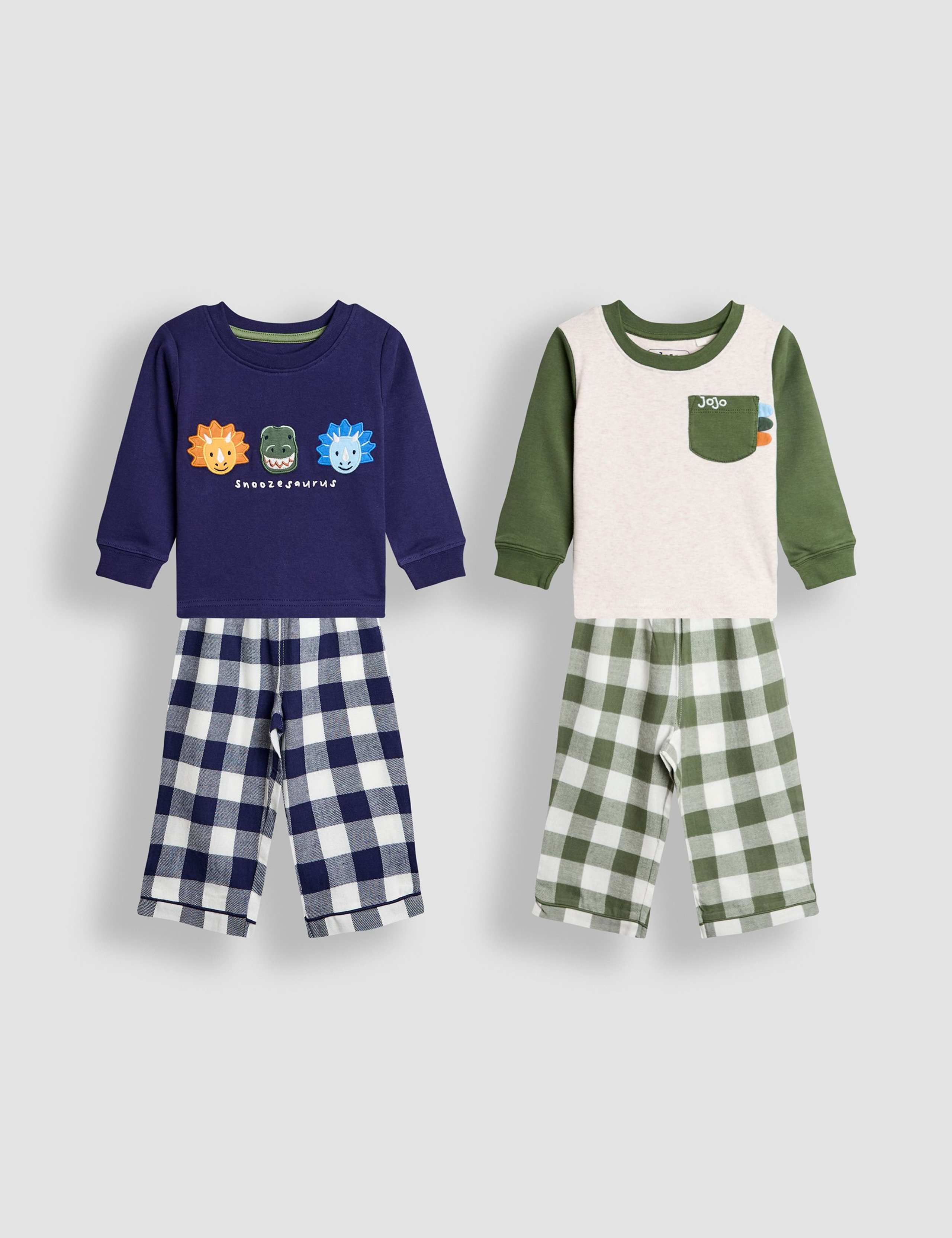2 Pack Dinosaur Mix And Match Pyjamas (1-7 Yrs) 1 of 11