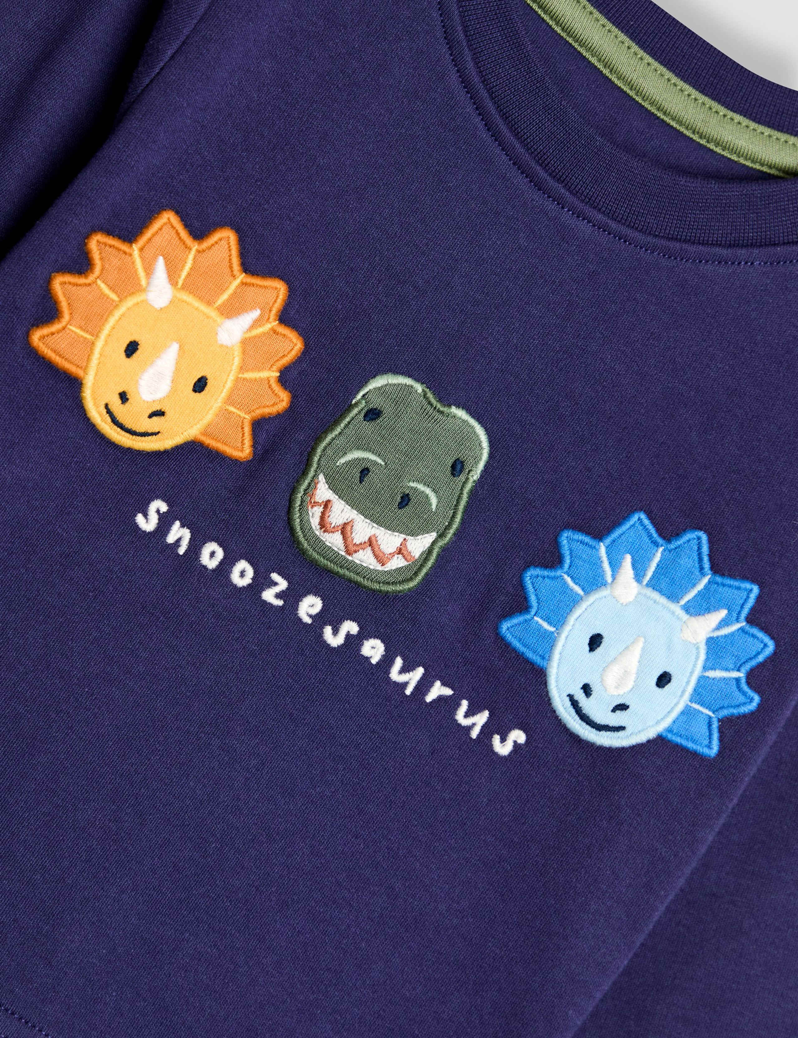 2pk Dinosaur Mix And Match Pyjamas (1-7 Yrs) 5 of 11